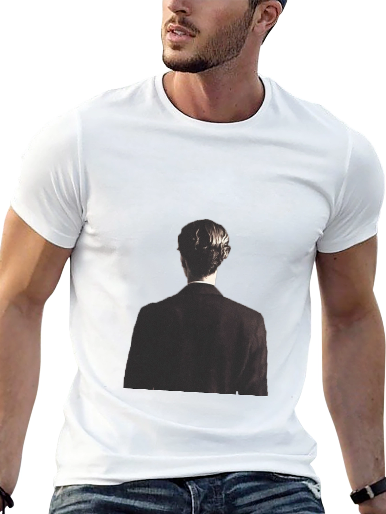 Black Dark Silhouette T-Shirt - Mysterious and Stylish view 13