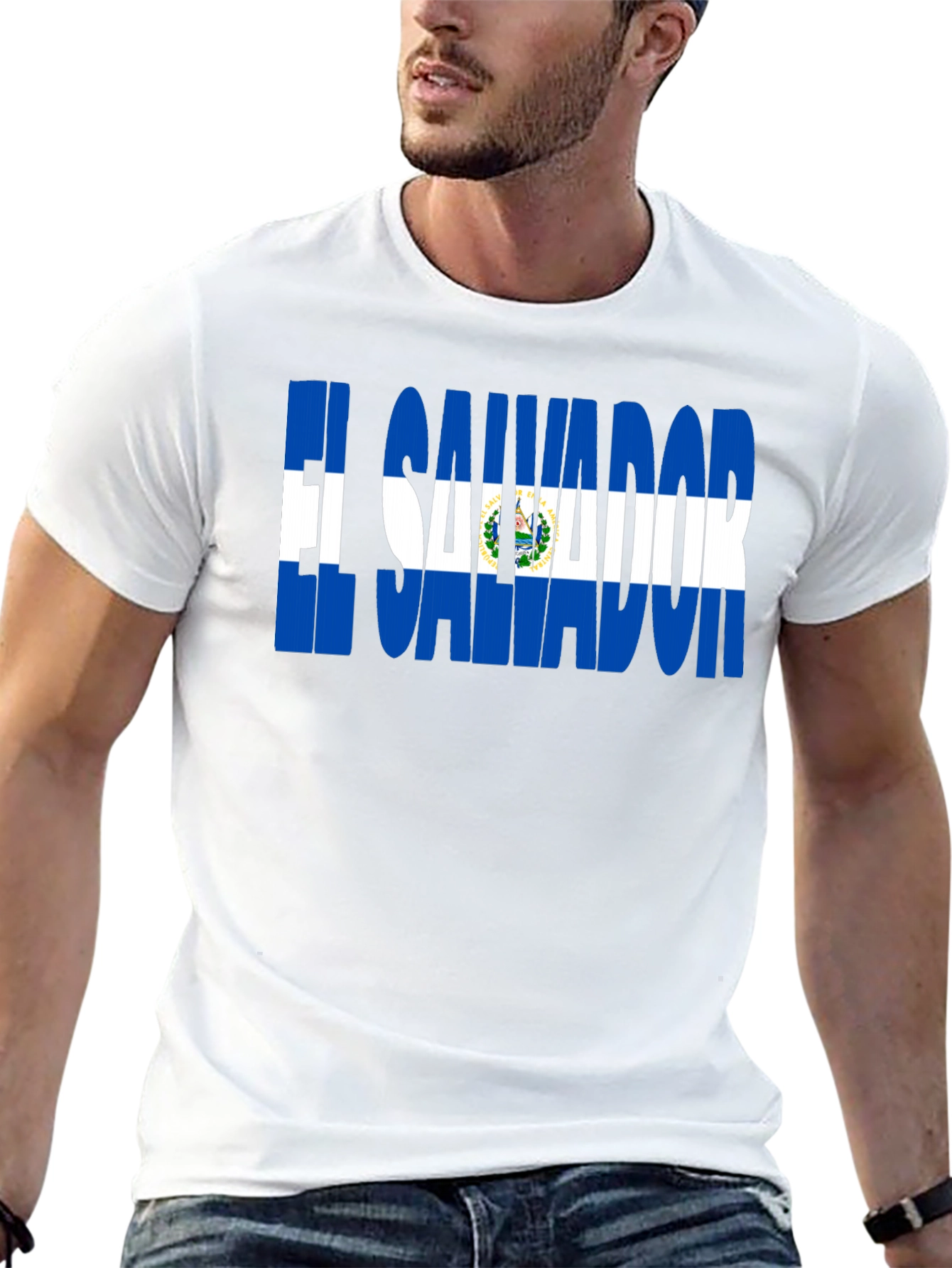 El Salvador Flag T-Shirt - Patriotic Pride - 13