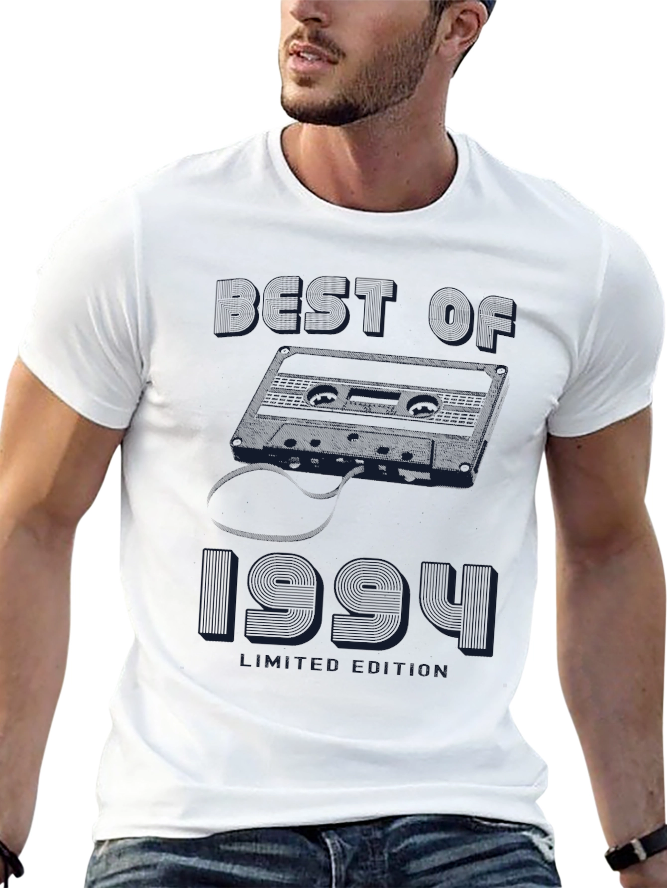 Black Best of 1994 Cassette Tape Graphic T-Shirt view 13