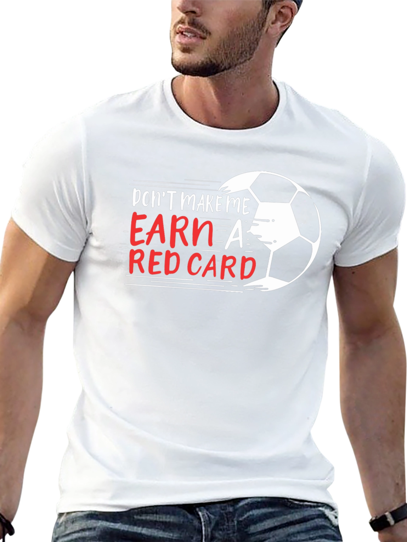 Black Don't Make Me Earn a Red Card T-Shirt view 13