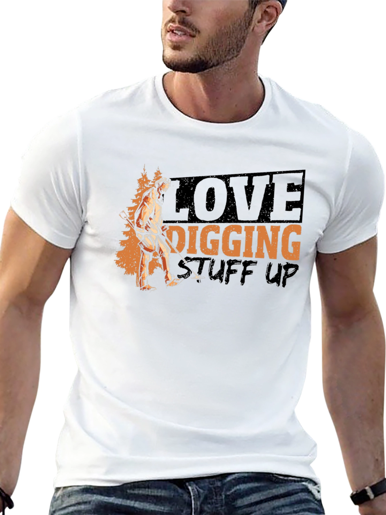 Black Love Digging Stuff Up T-Shirt view 13