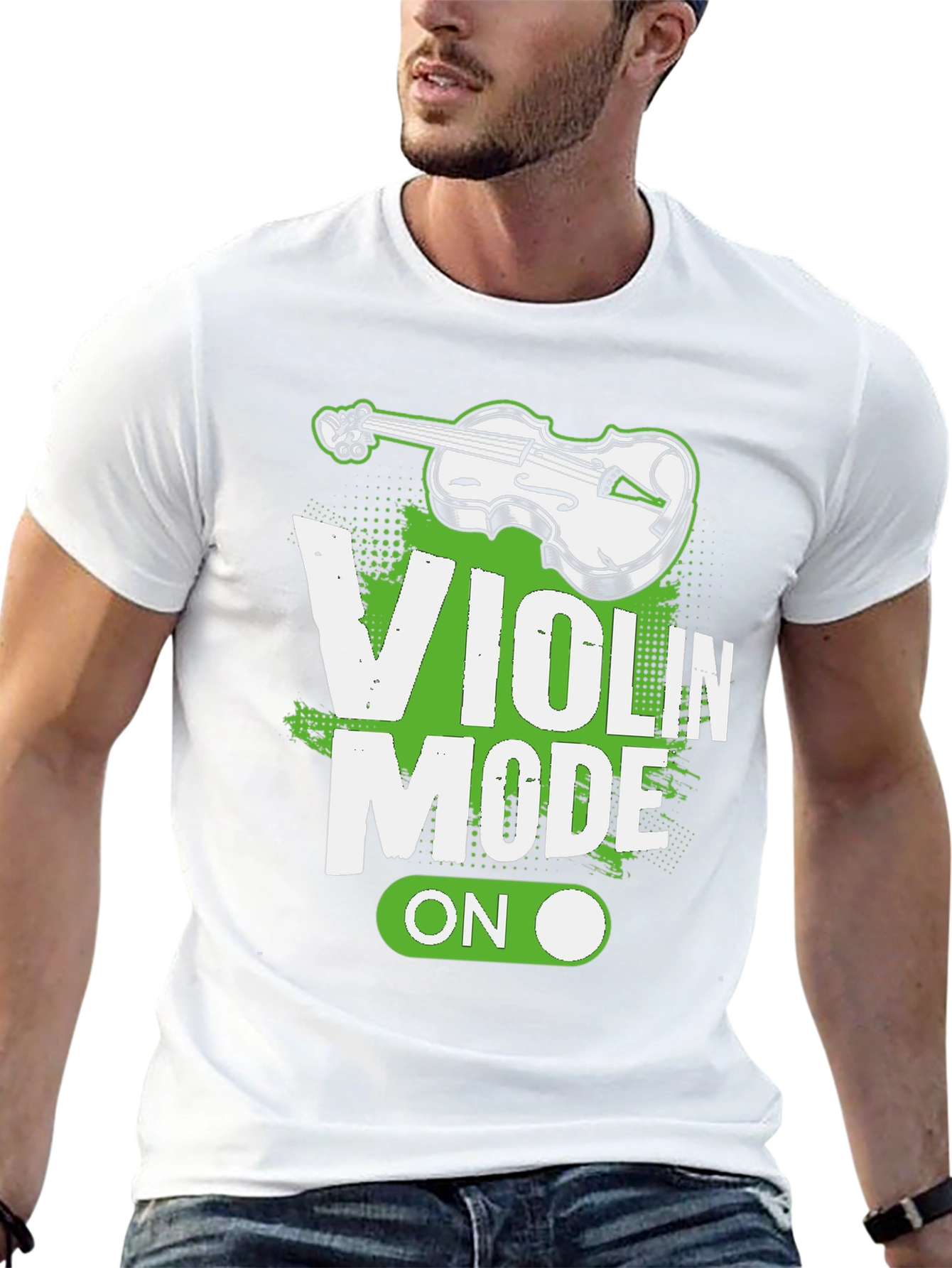 Black Violin Mode On Graphic Tee - Black view 13