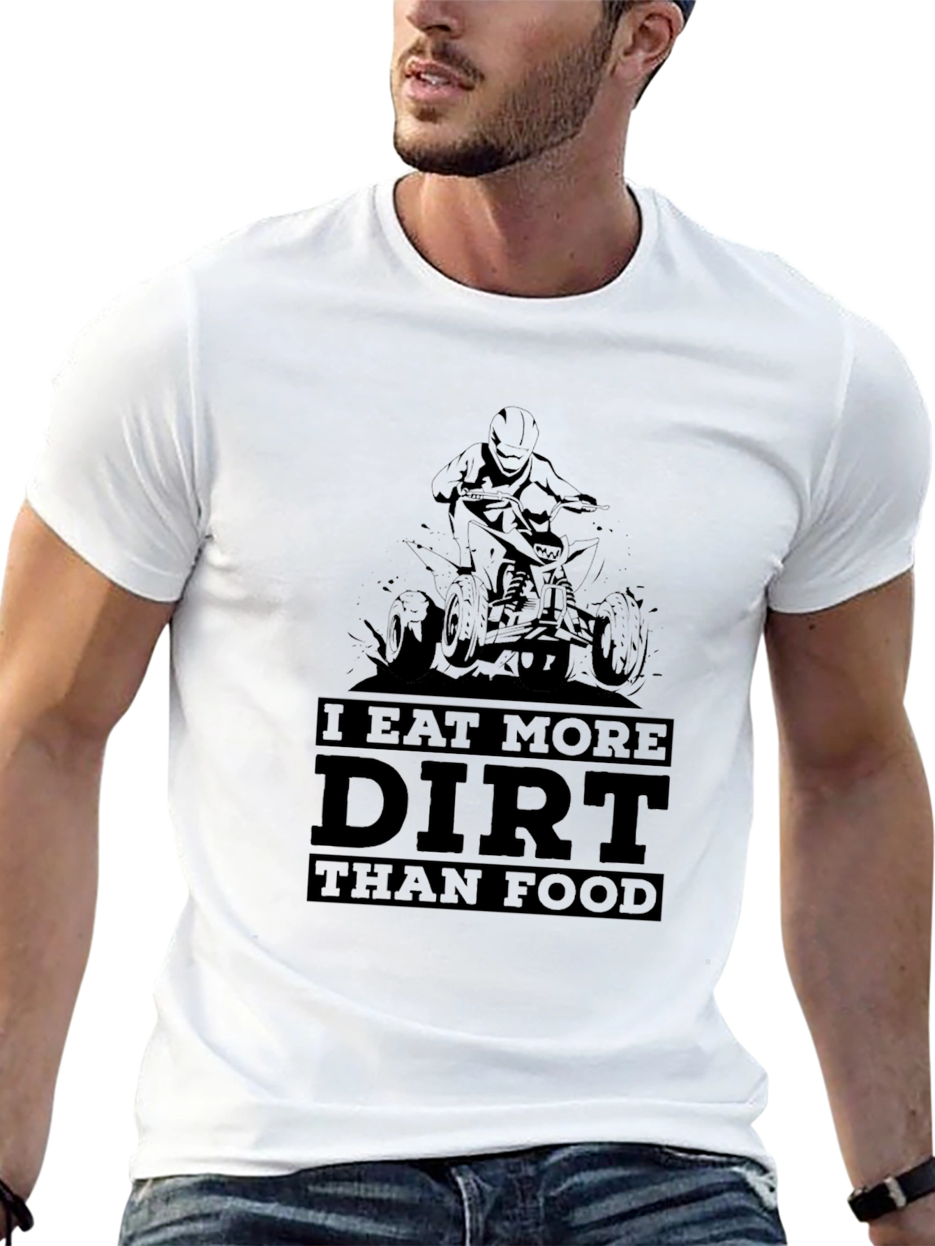 Dirt Bike Rider T-Shirt - I Eat More Dirt Than Food - 13
