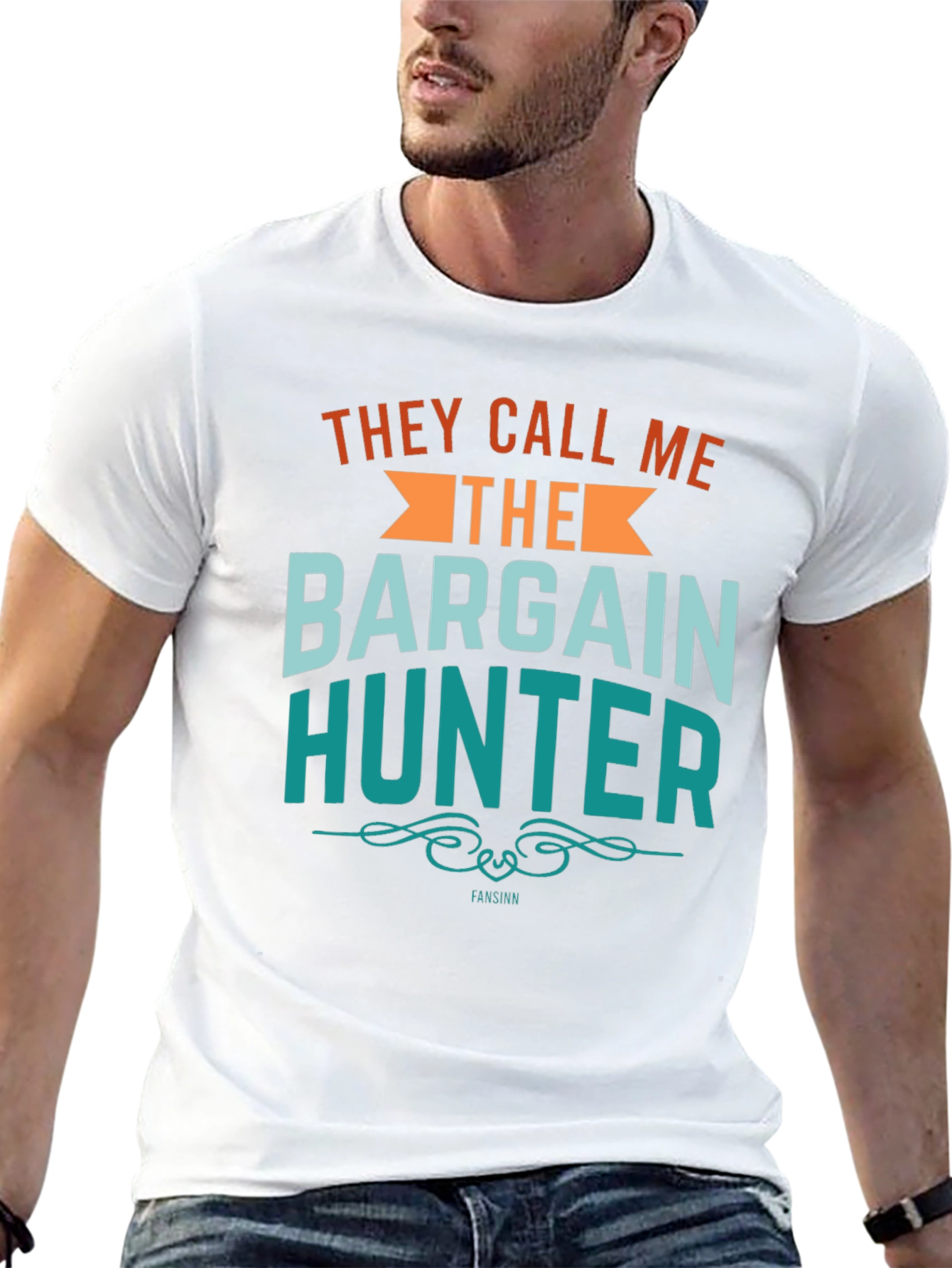 Black Bargain Hunter Graphic Tee - Stylish Unisex Cotton T-Shirt view 13