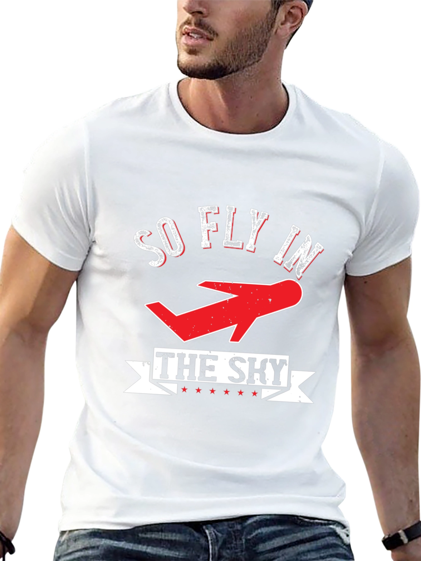 Black So Fly in the Sky Graphic T-Shirt view 13