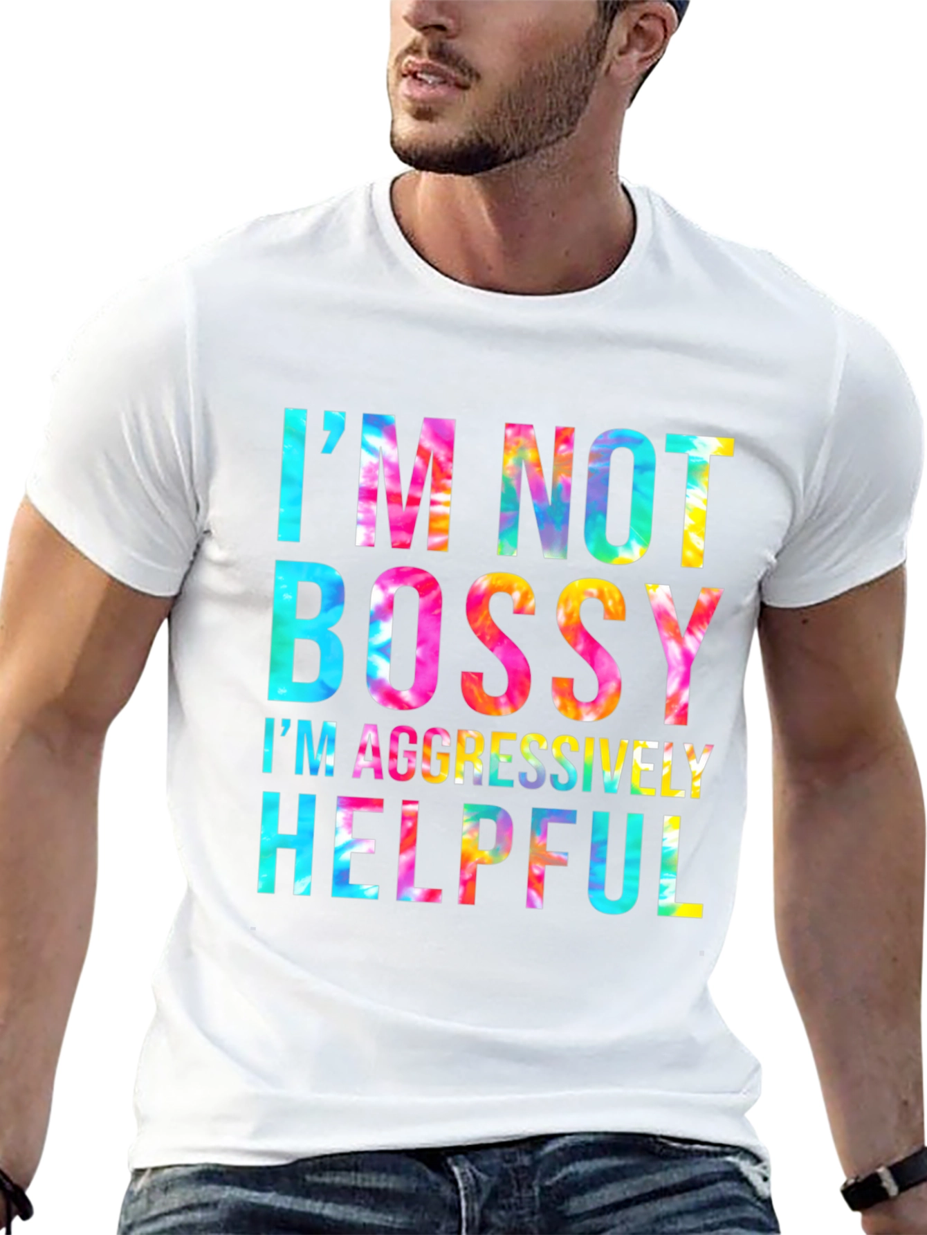 Black I'm Not Bossy T-Shirt view 13