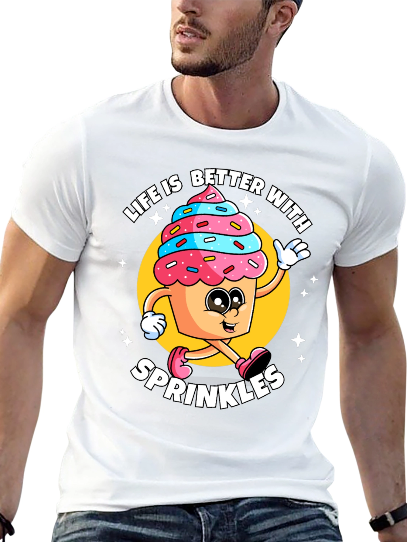 Black Life is Better with Sprinkles T-Shirt view 13
