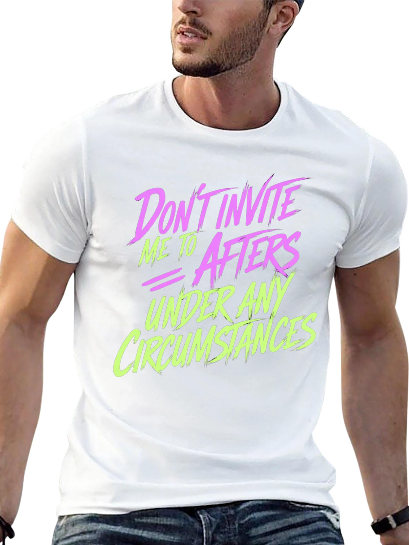 Black Don't Invite Me to Afters Graphic Tee view 13