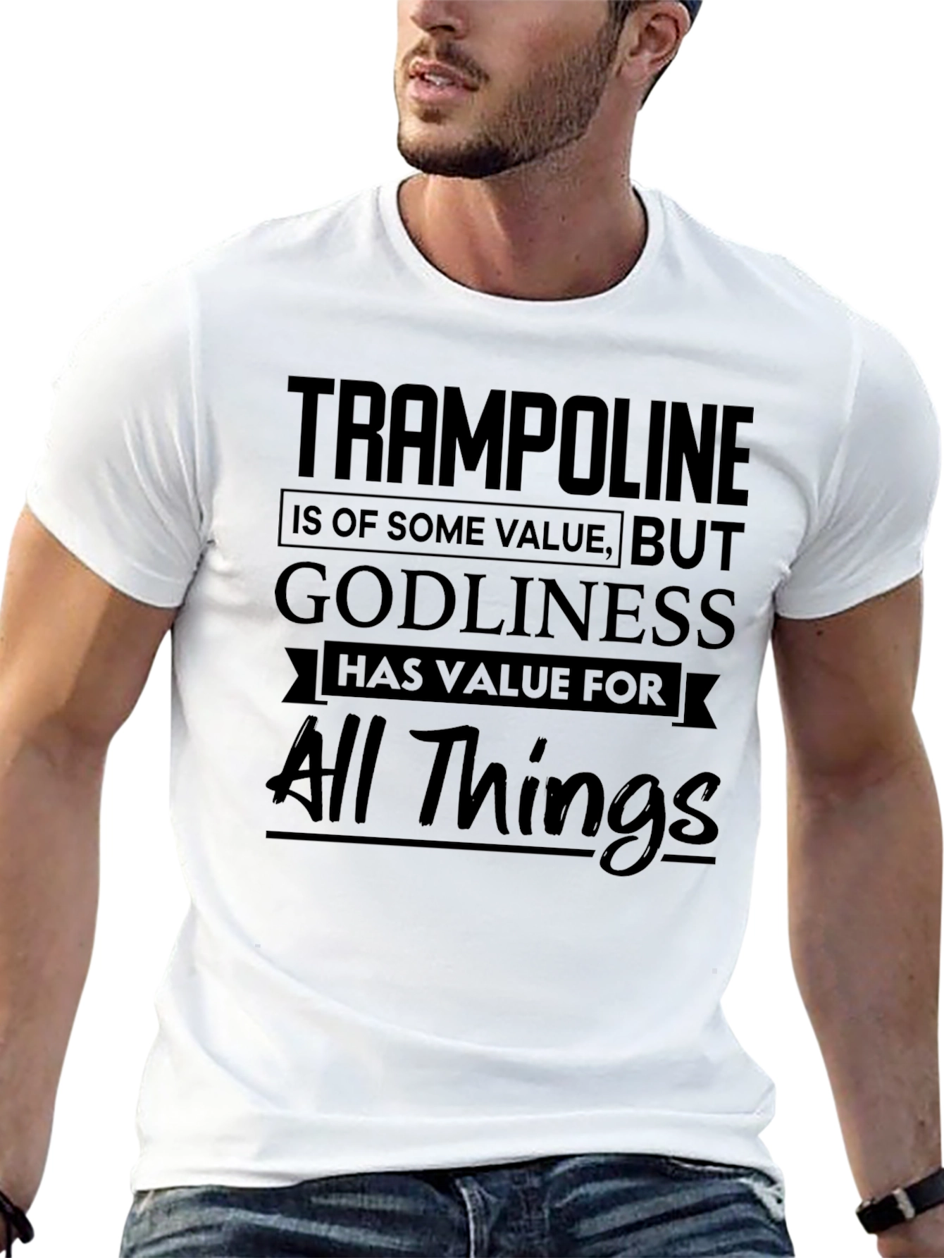 Black Godliness Value T-Shirt view 13
