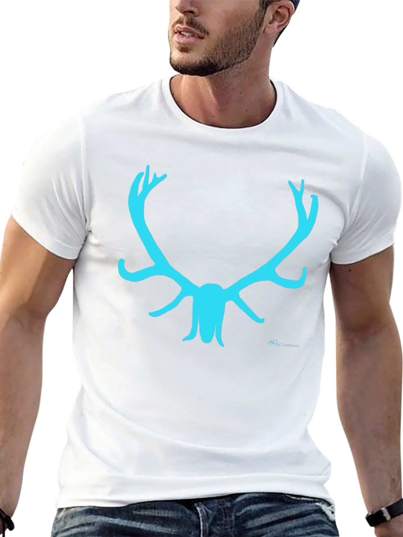 Black Cool Antler Graphic Tee - Black T-Shirt view 13