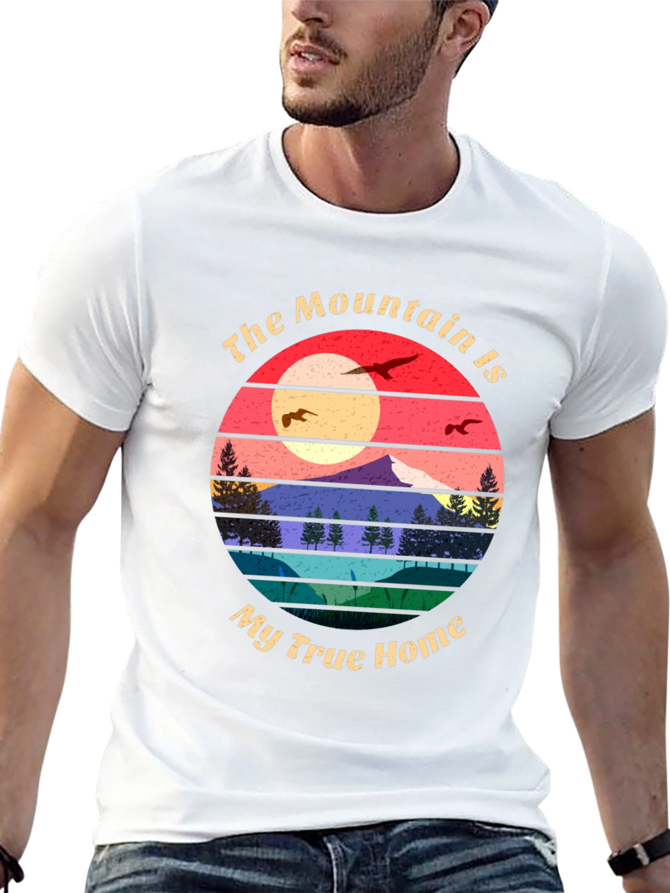 Black Mountain Home T-Shirt - Nature Lover Tee view 13