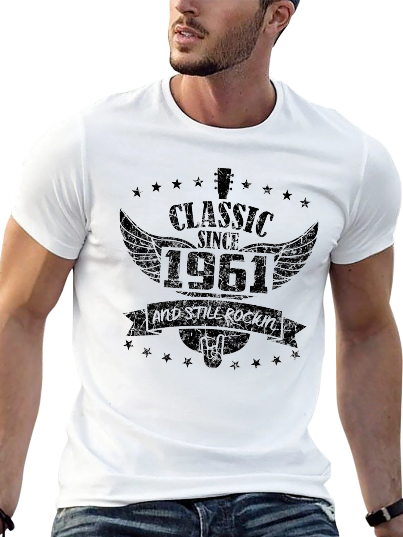 Black Classic Since 1961 Rock T-Shirt view 13