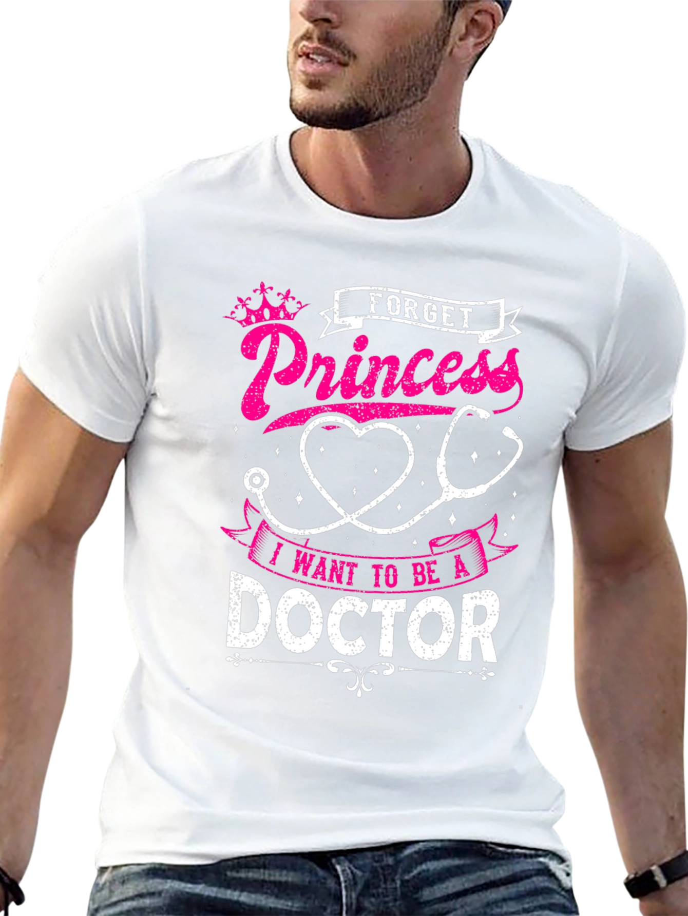 Future Doctor T-Shirt - Forget Princess, Be a Doctor Tee - 13