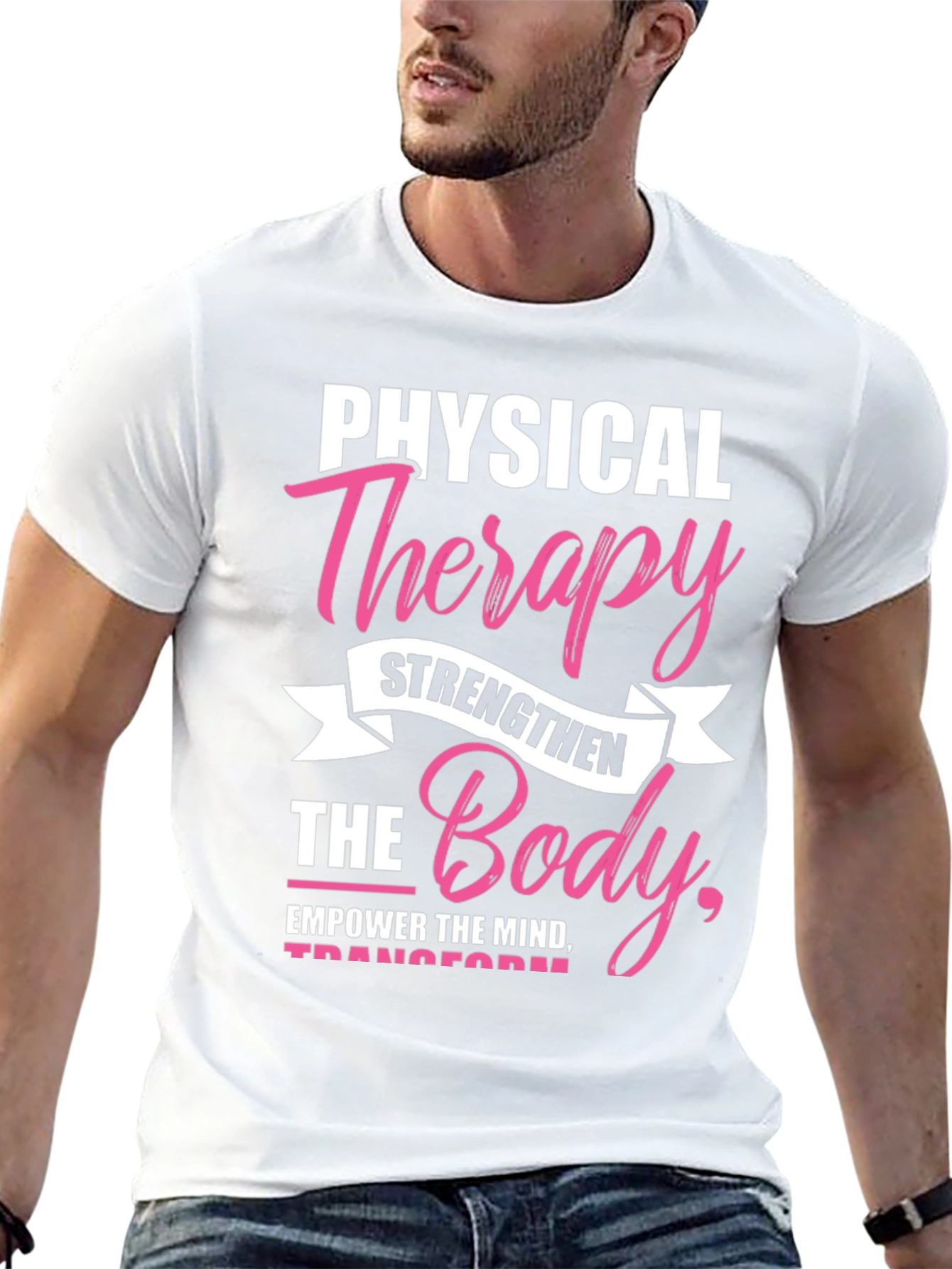 Black Physical Therapy Body & Mind Graphic Tee view 13
