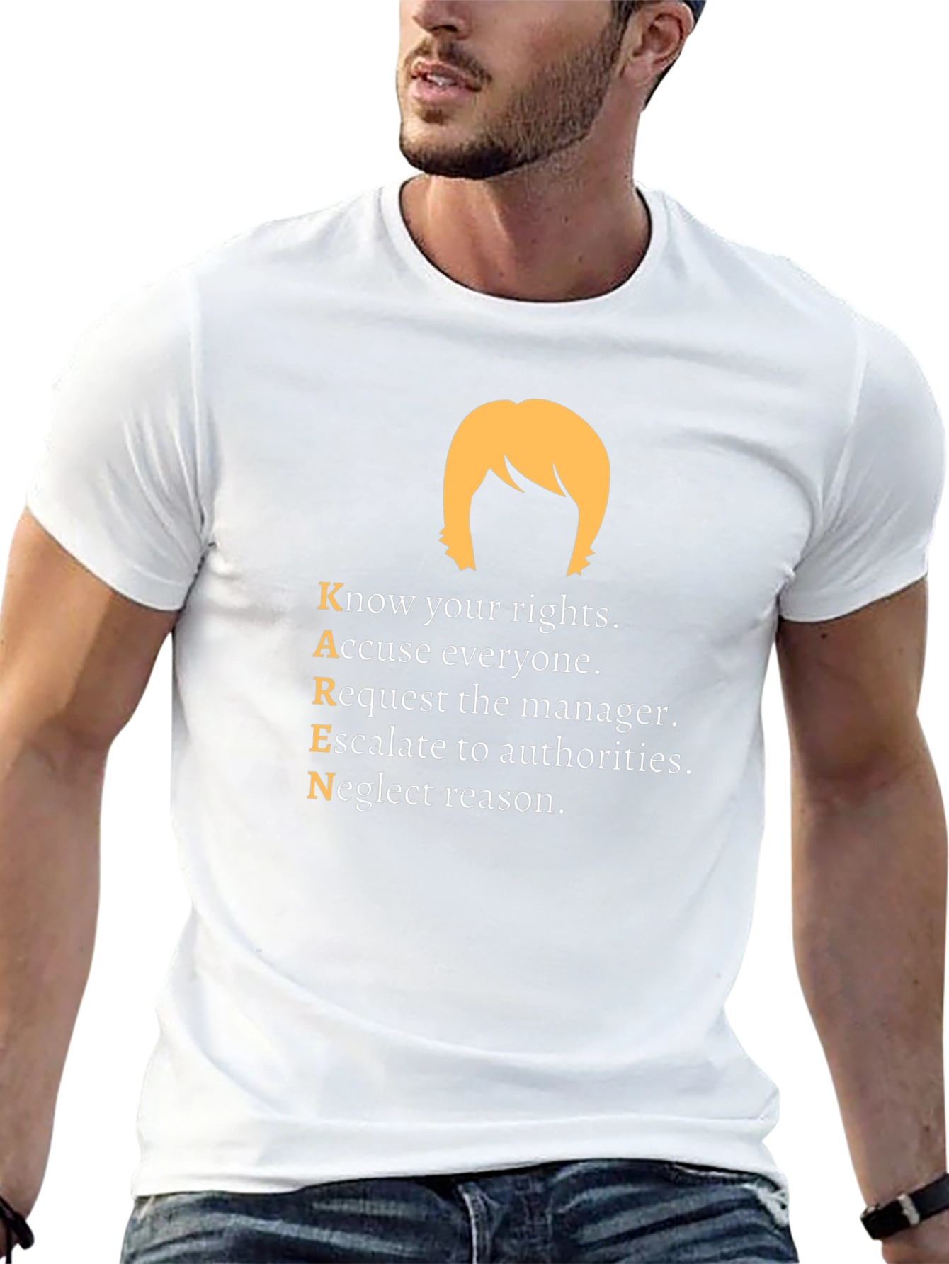 Black KAREN Definition T-Shirt, Novelty Funny Tee view 13