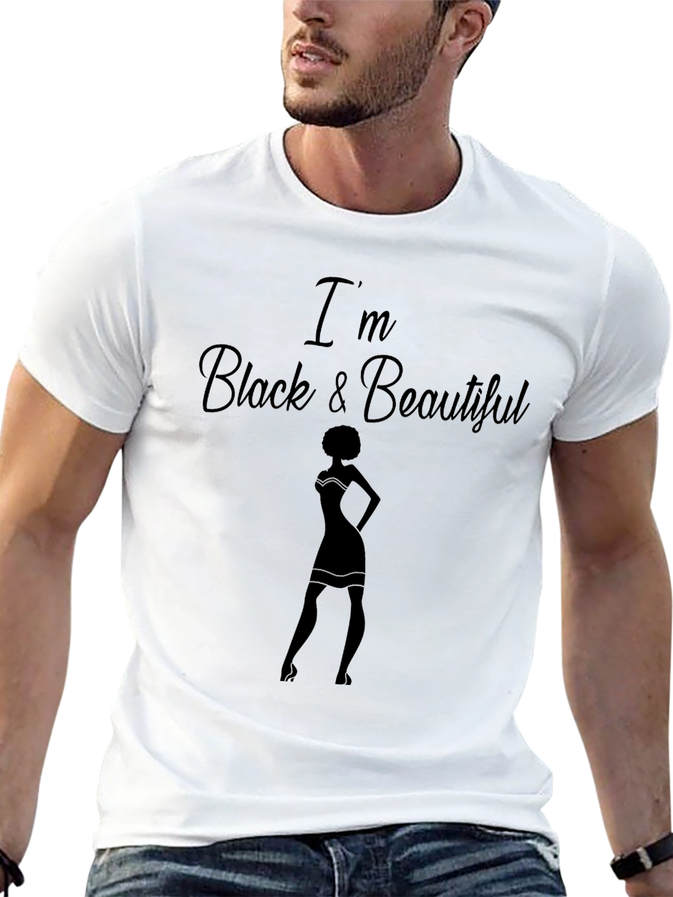 I'm Black and Beautiful Graphic T-Shirt - 13