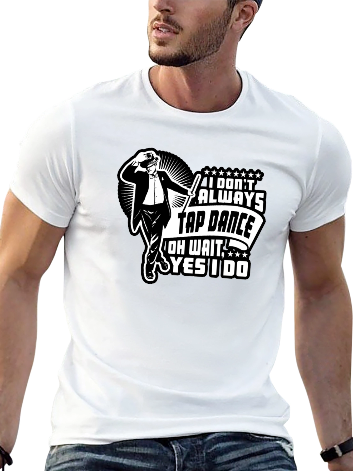 Black Tap Dance T-Shirt: Always Tap Dance view 13