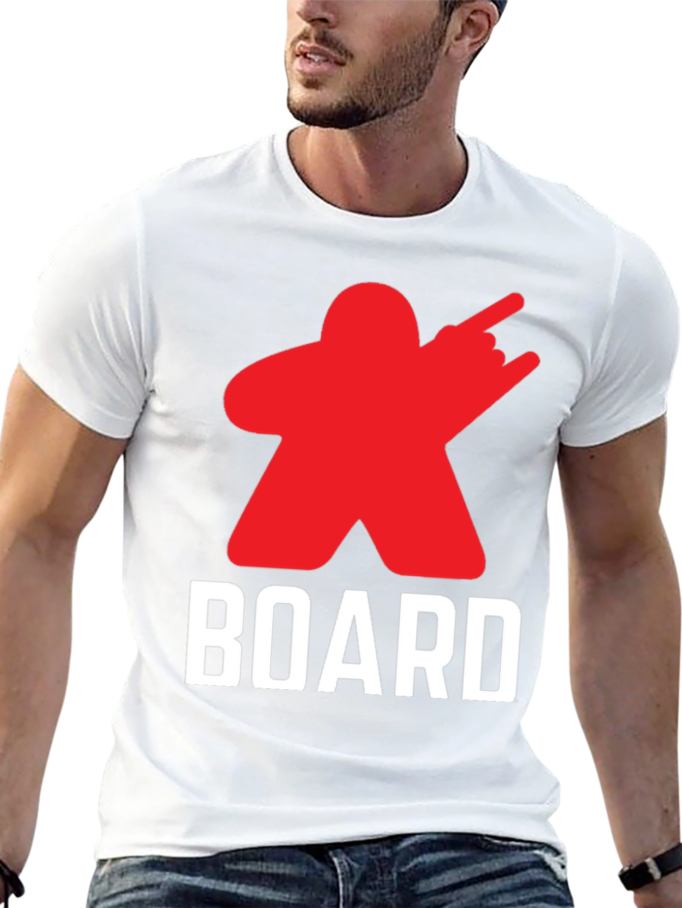 Black Board Game Geek T-Shirt - Rock On! view 13