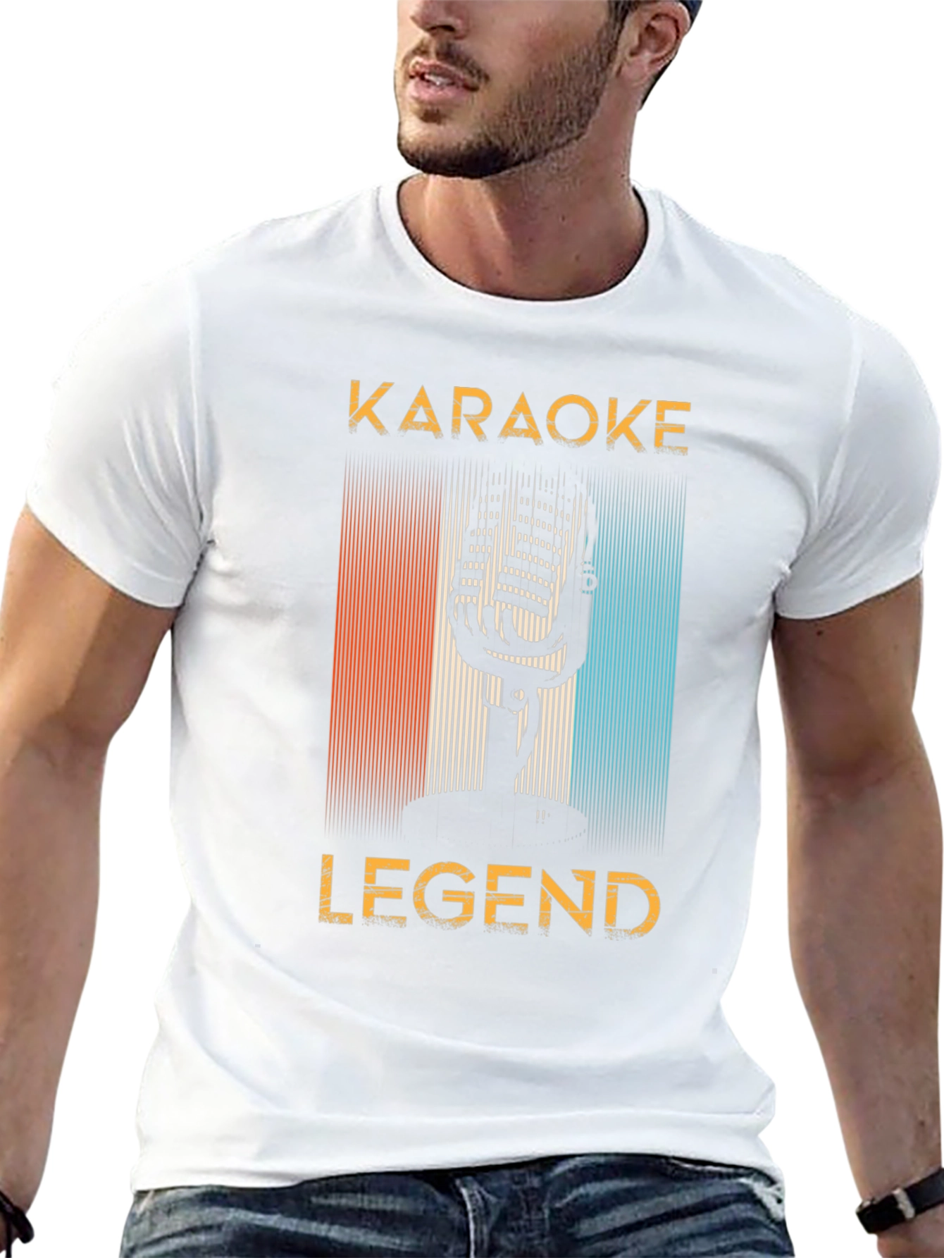 Black Karaoke Legend Graphic Tee view 13