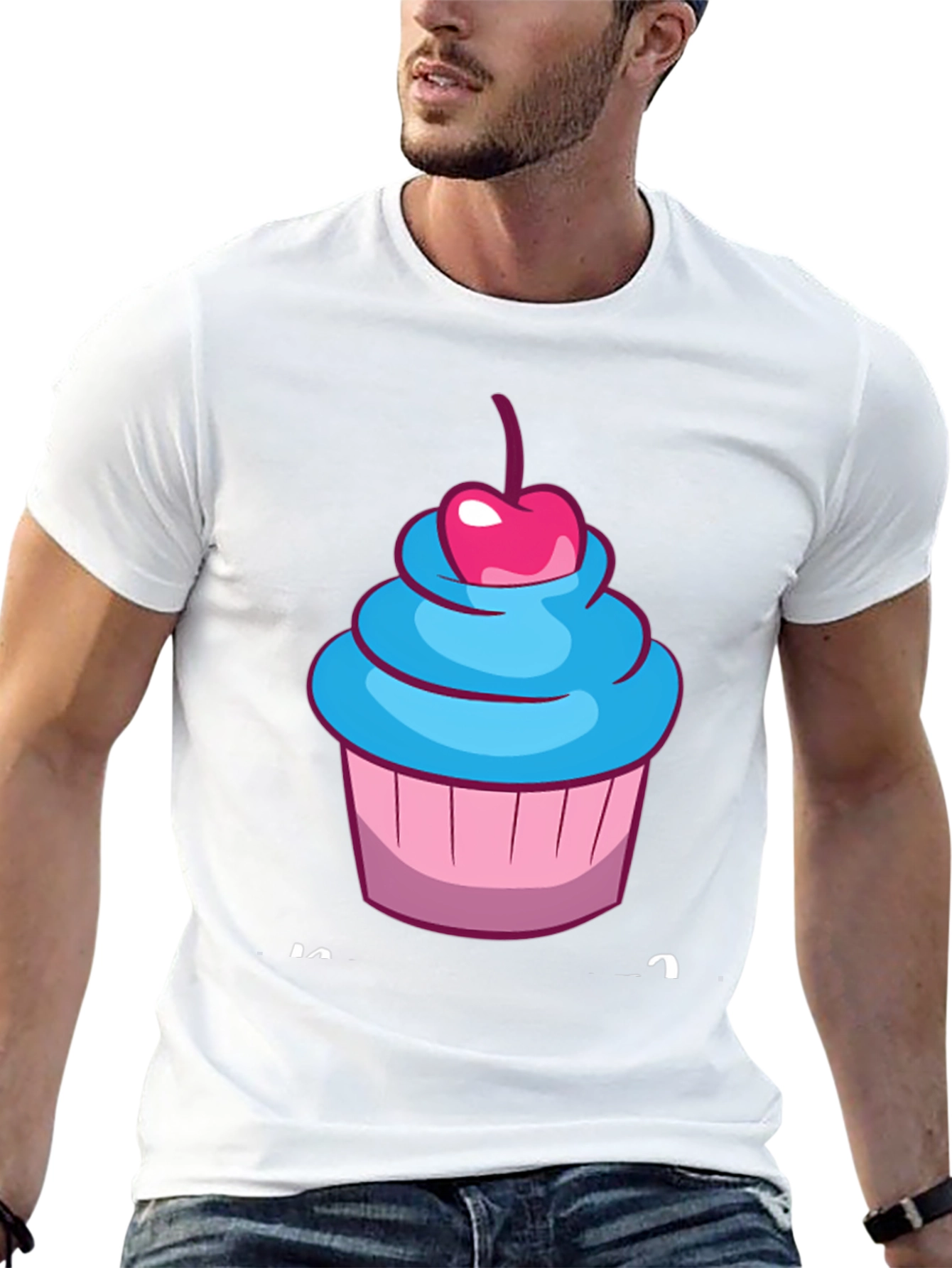 Black Cupcake Graphic T-Shirt - Sweet Tooth Fashion view 13