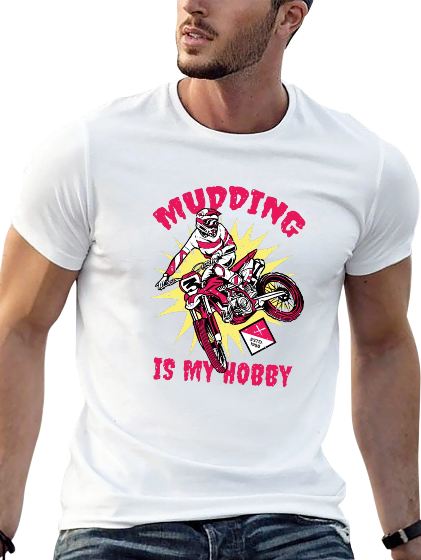 Mudding is My Hobby Graphic T-Shirt - 13