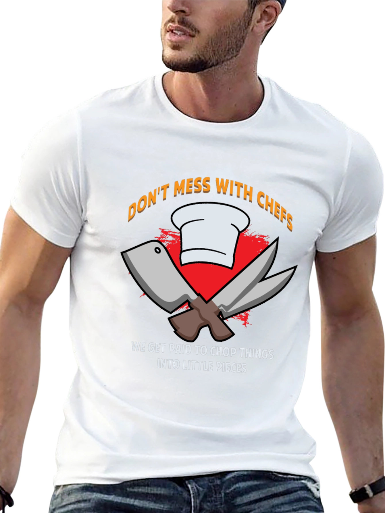 Don't Mess with Chefs Black T-Shirt - 13