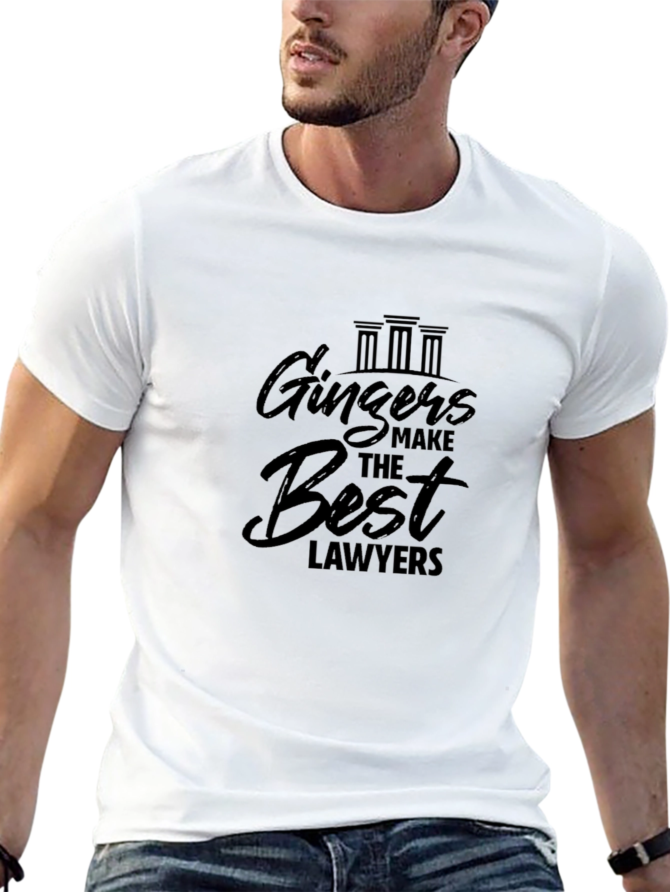 Black Ginger Lawyers T-Shirt - Funny Lawyer Gift view 13
