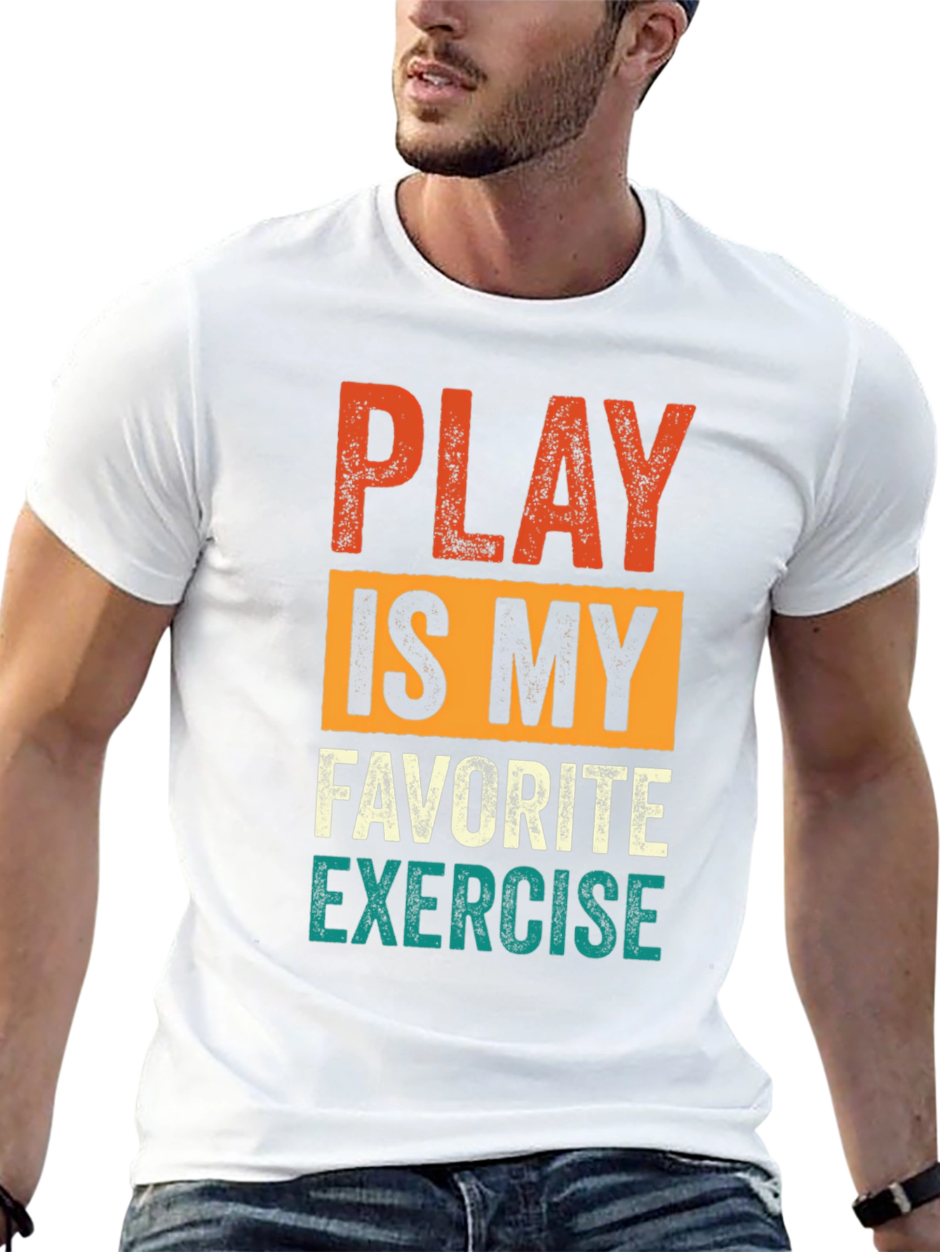 Black Play is My Favorite Exercise Graphic Tee view 13