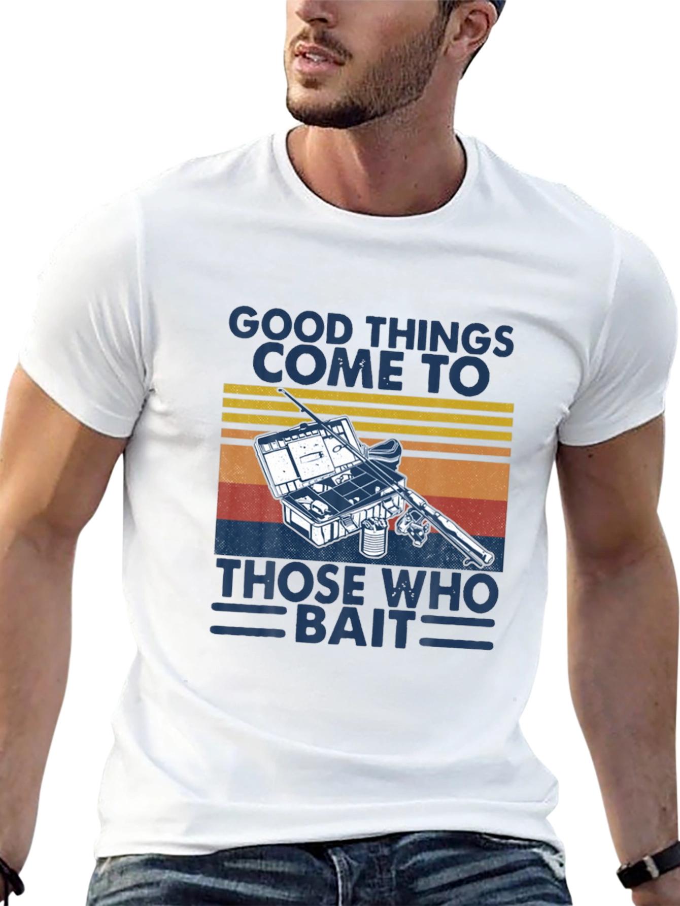 Black Fishing T-Shirt: Good Things Come to Those Who Bait view 13