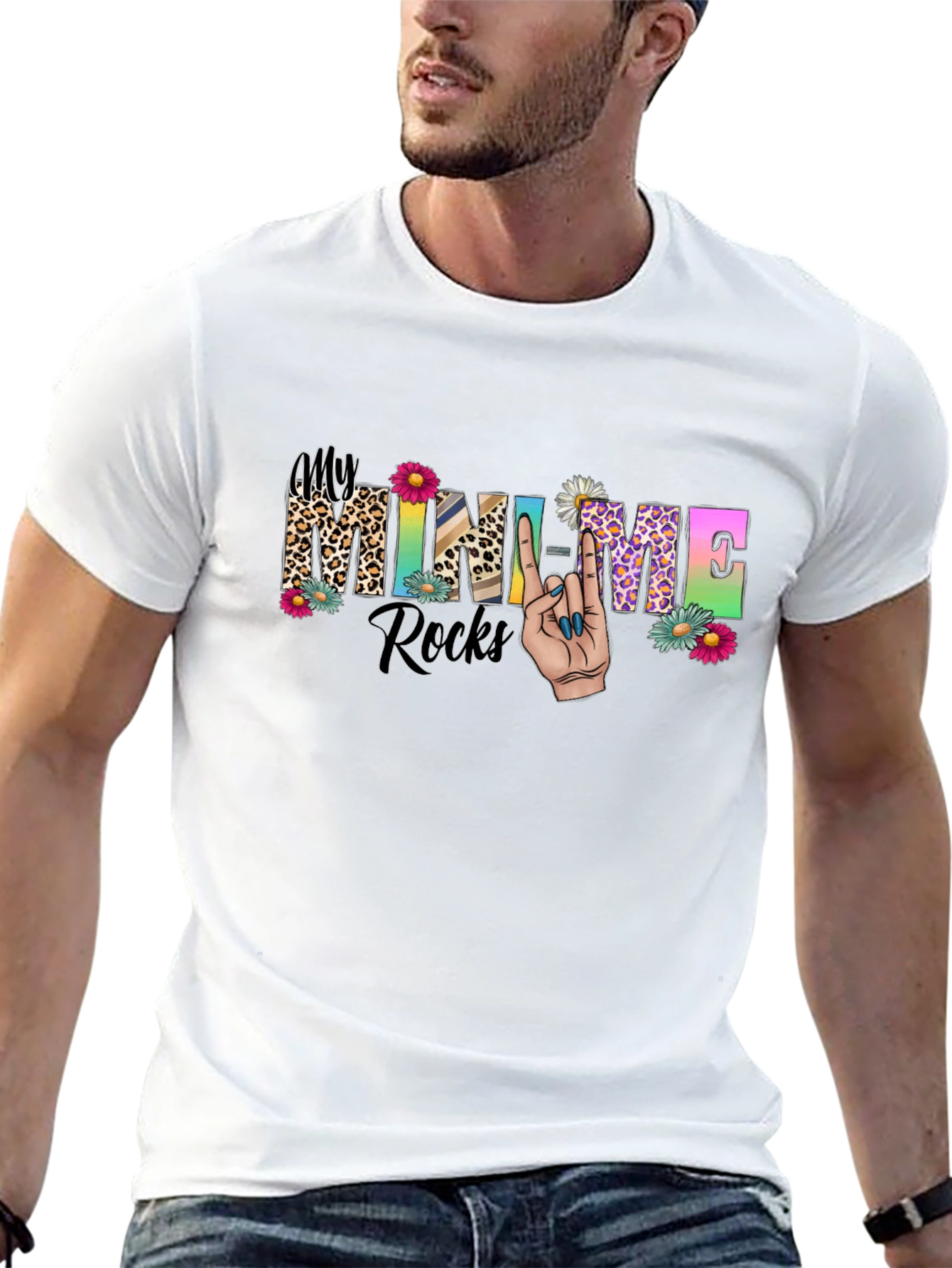 Black My Mini Me Rocks T-Shirt view 13