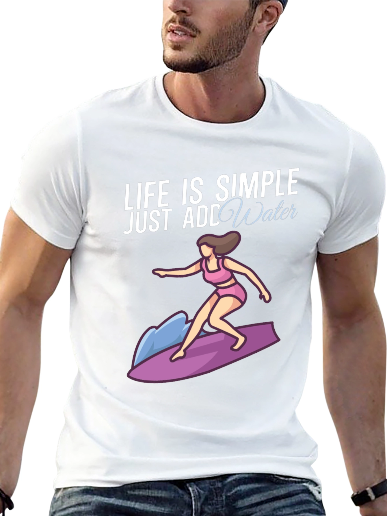 Black Life is Simple, Just Add Water T-Shirt view 13