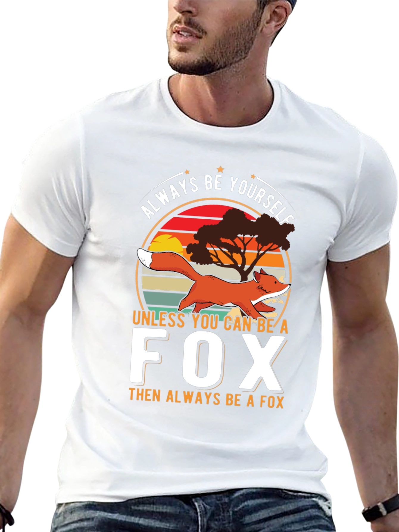 Black Always Be Yourself Unless You Can Be A Fox T-Shirt view 13