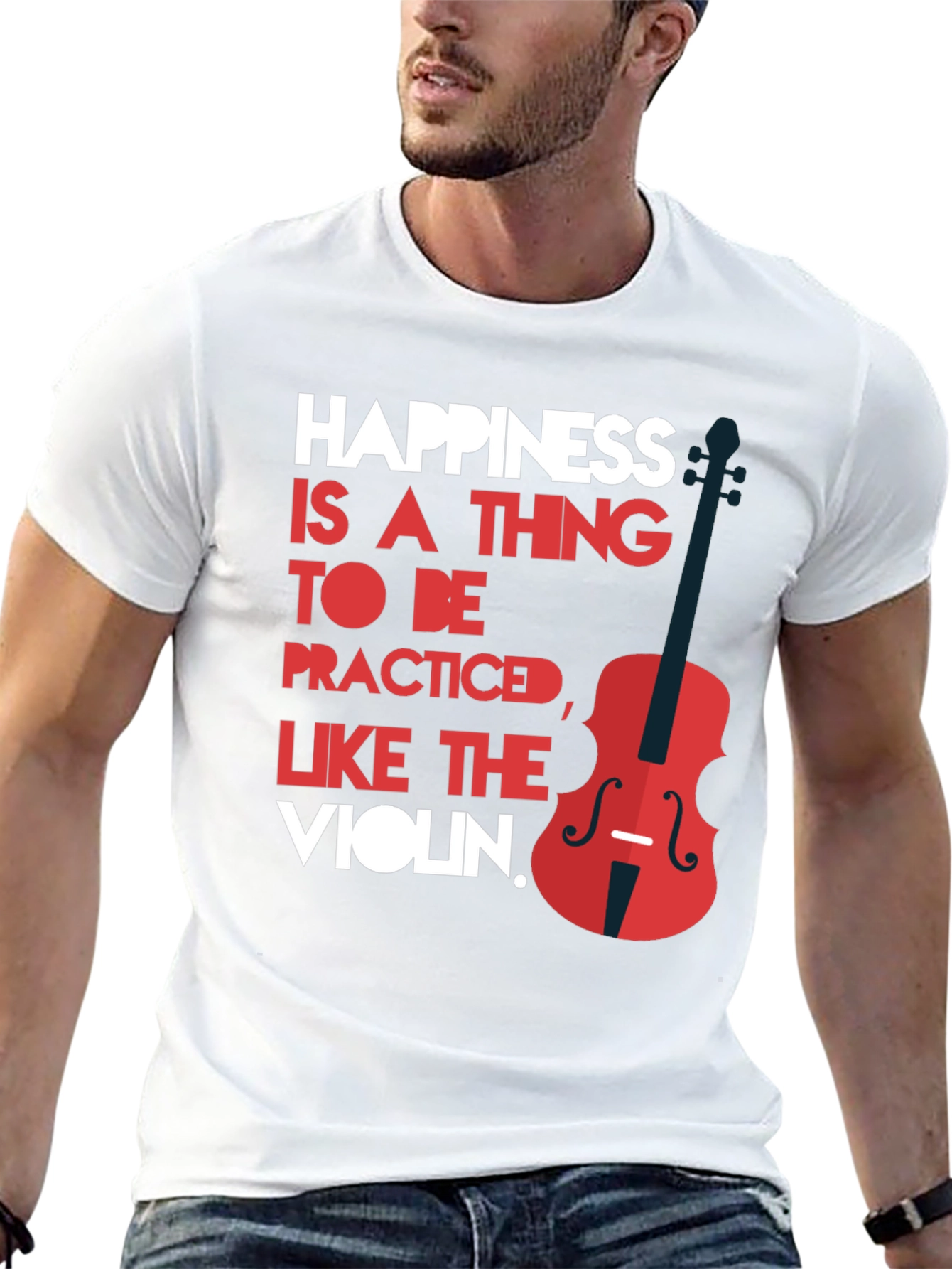 Black Happiness is a Thing T-Shirt view 13