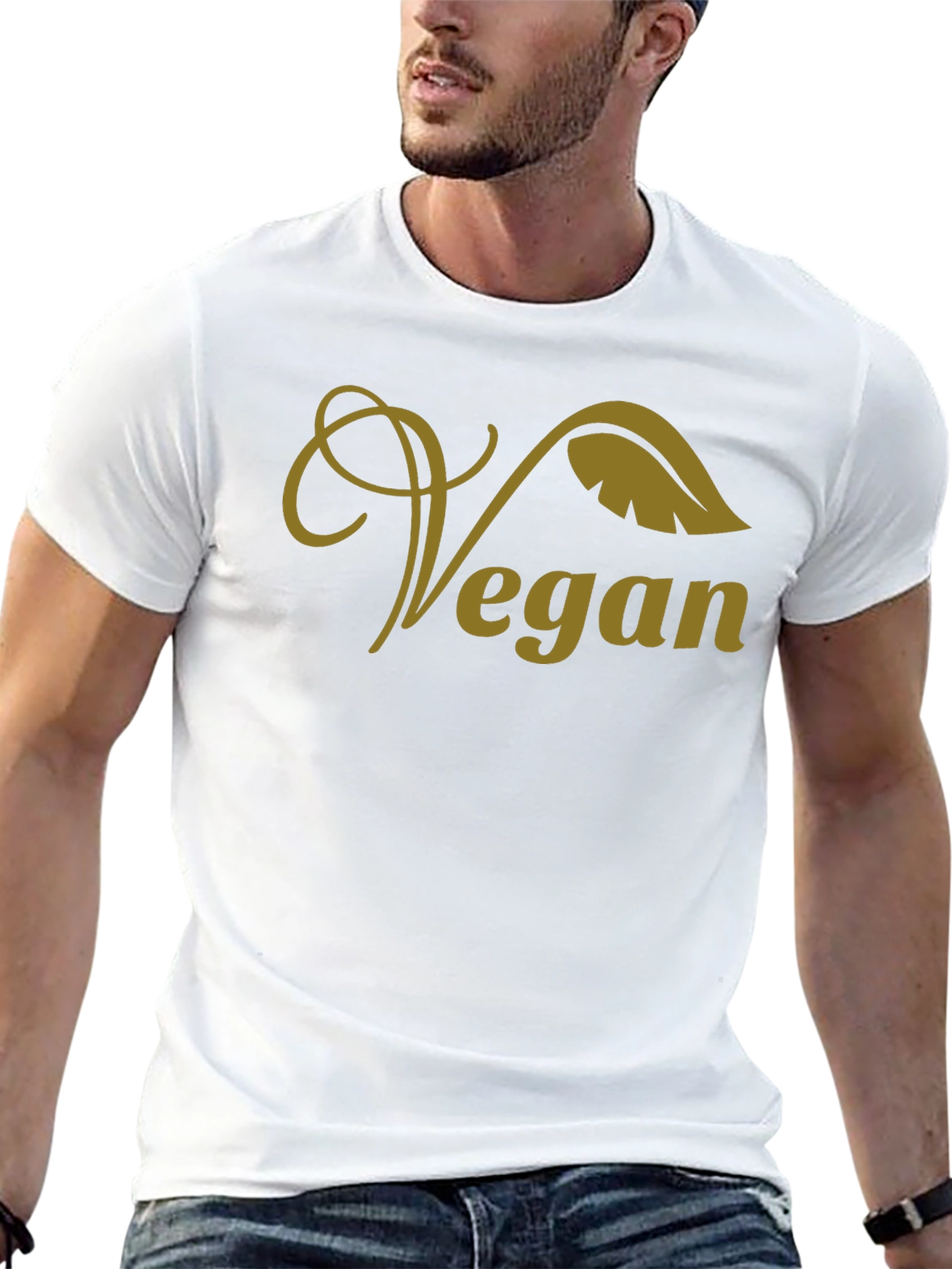 Black Vegan T-Shirt - Stylish Plant-Based Fashion view 13