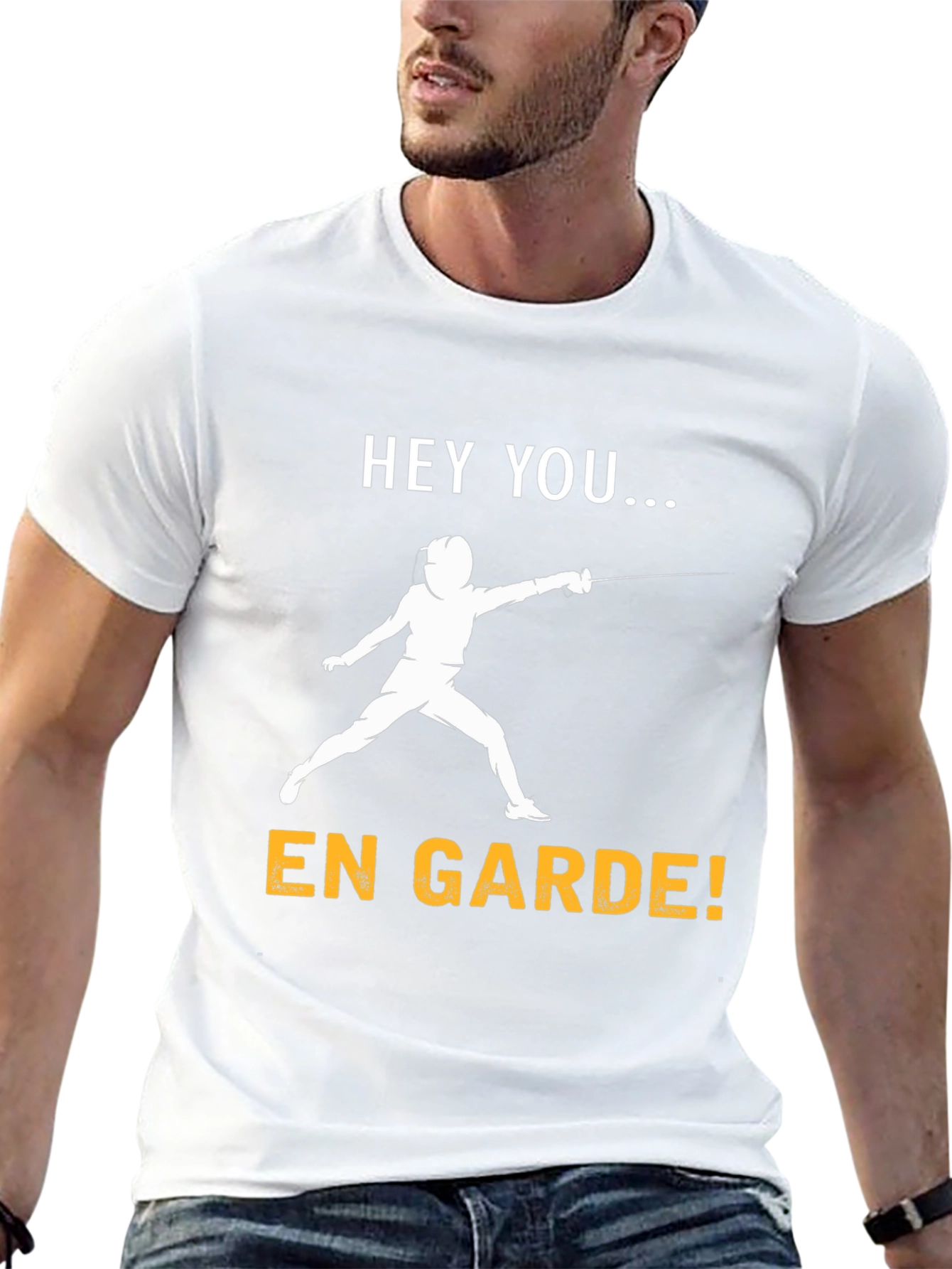 Black En Garde Fencing T-Shirt view 13