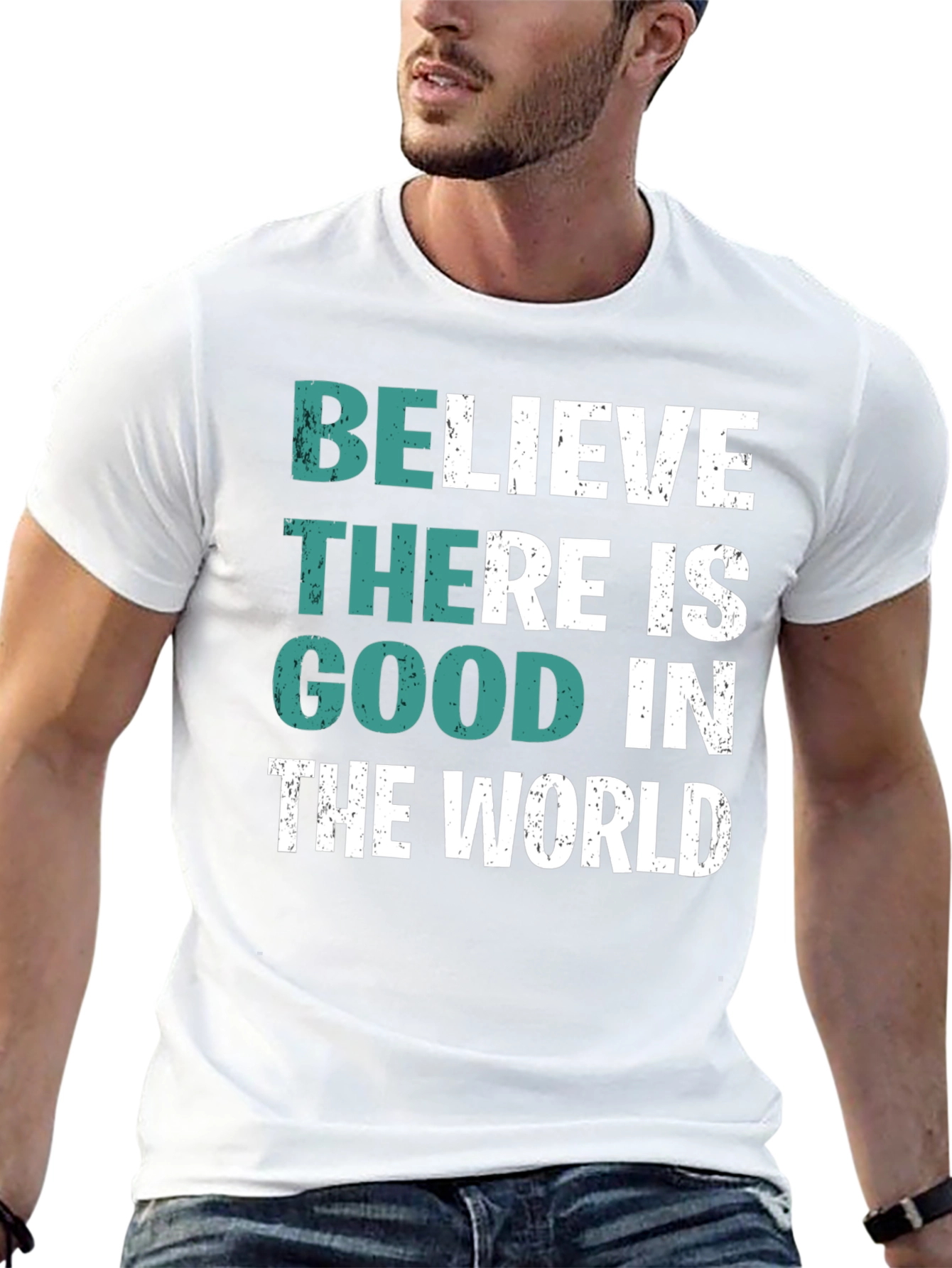 Black Believe There is Good T-Shirt view 13