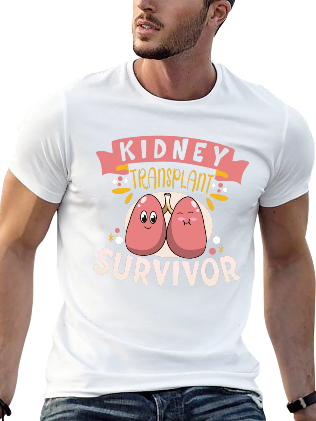 Black Kidney Transplant Survivor Black T-Shirt view 13