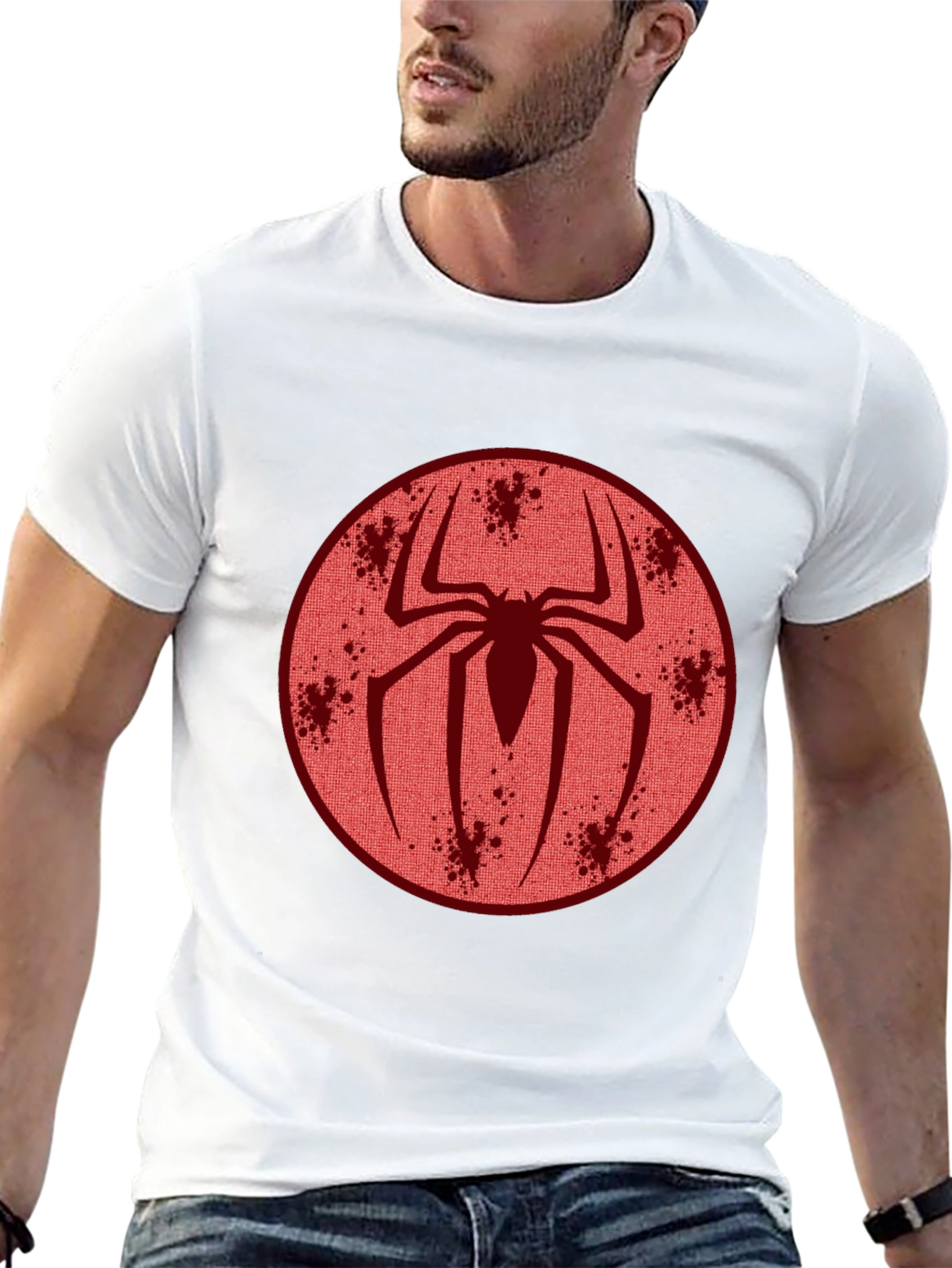 Black Spider Emblem Graphic Tee - Soft Cotton Comfort view 13