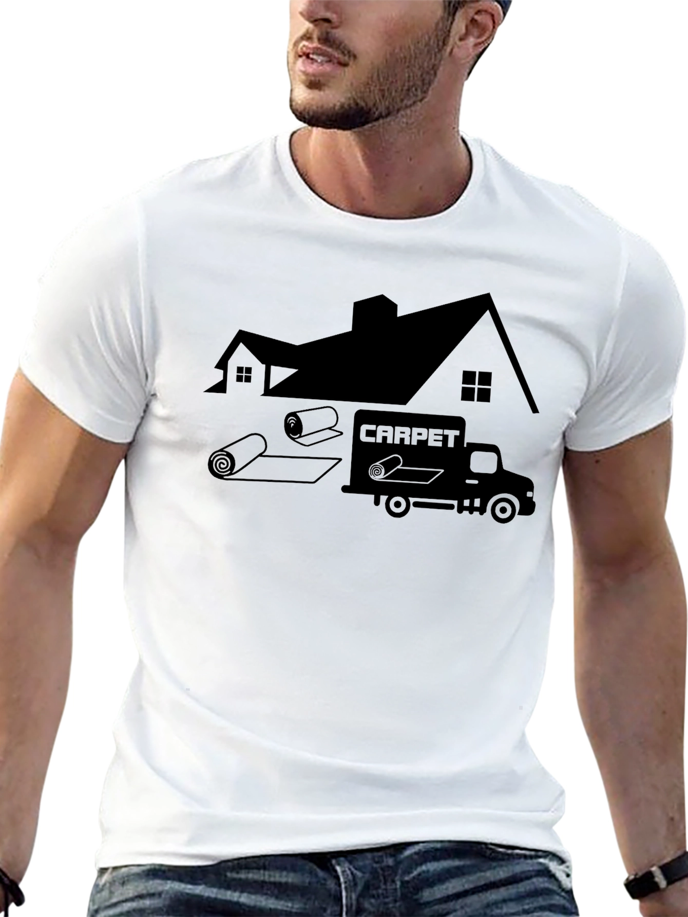 Black Carpet Installation Services T-Shirt view 13