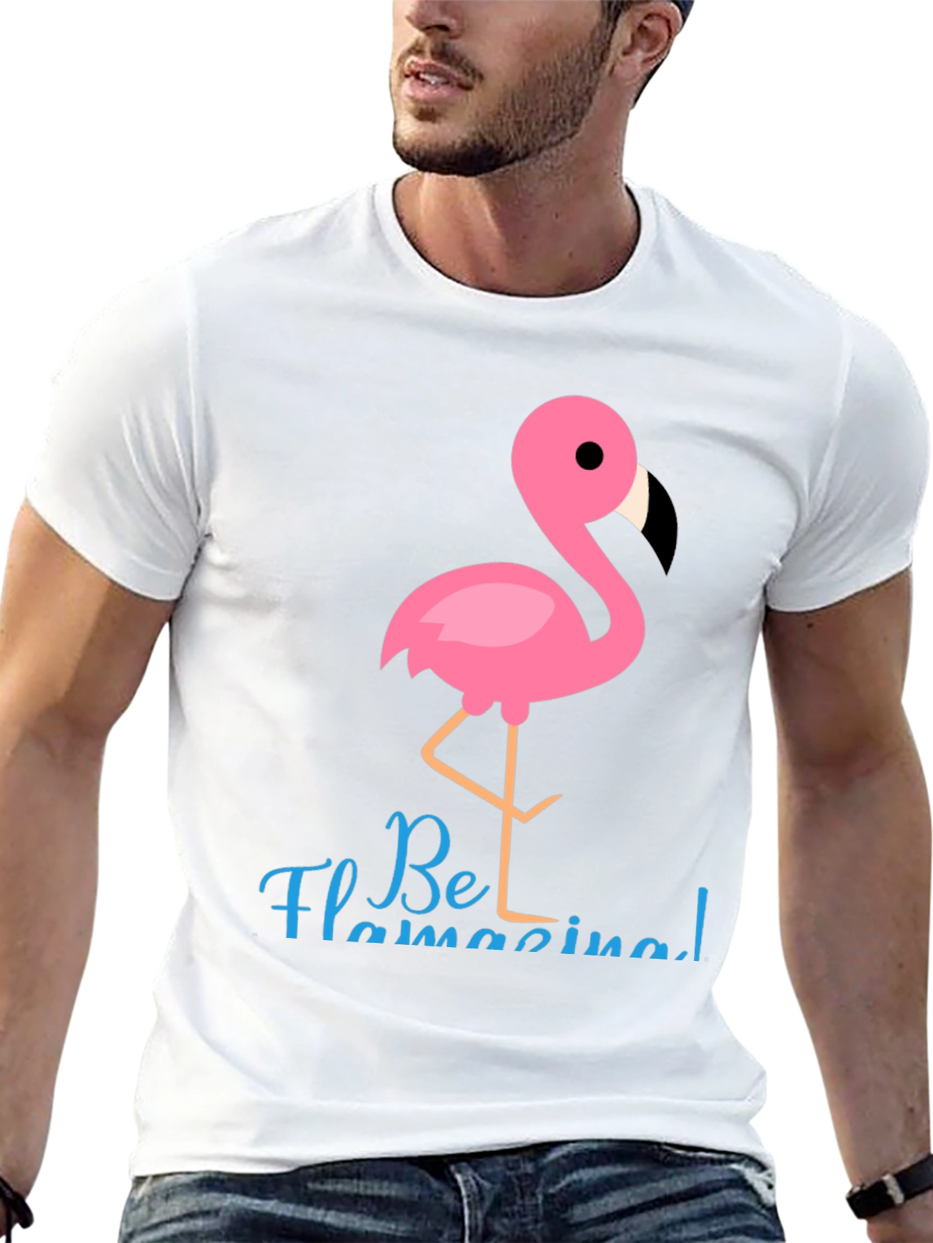 Be Flamazing T-Shirt - Fun Flamingo Graphic Tee - 13