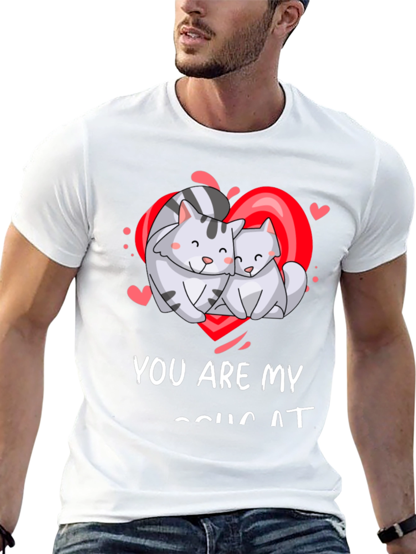 Black You Are My Soul Cat T-Shirt, Valentine's Day view 13