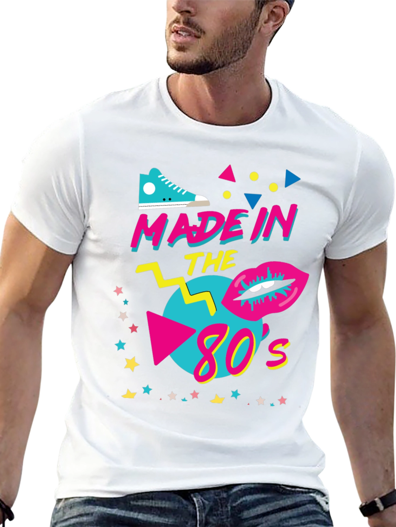 Black Made in the 80s Graphic Tee view 13