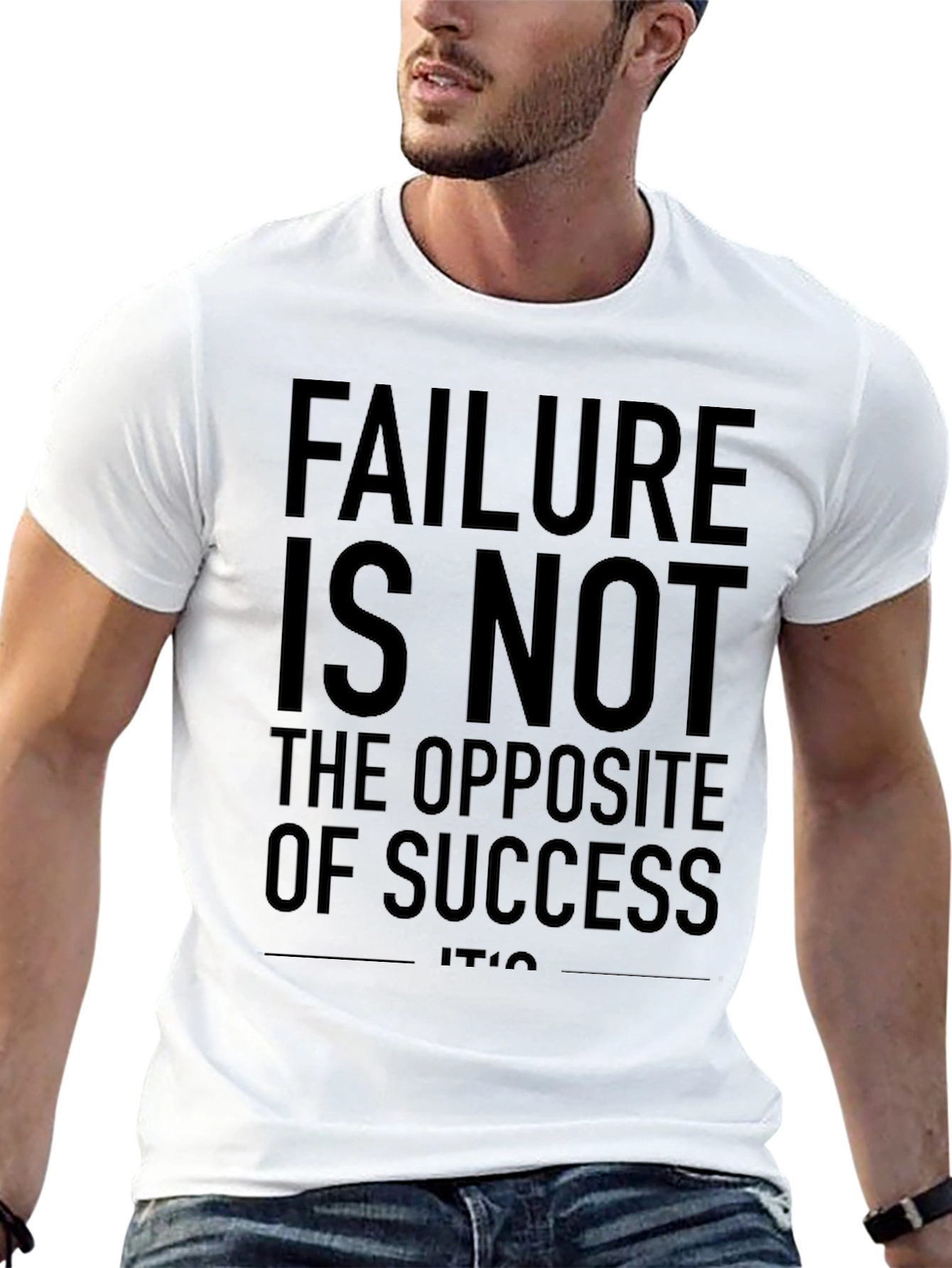 Black Failure is Not Opposite of Success T-Shirt view 13