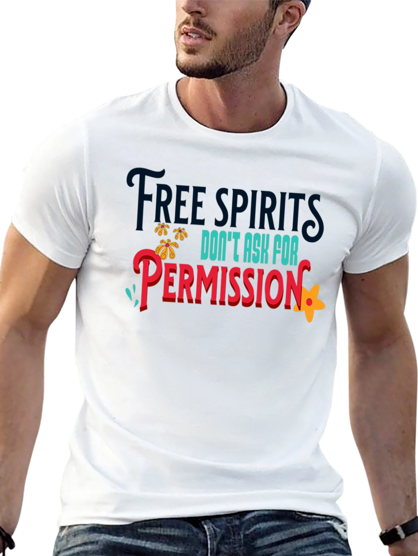 Black Free Spirits Graphic Tee view 13