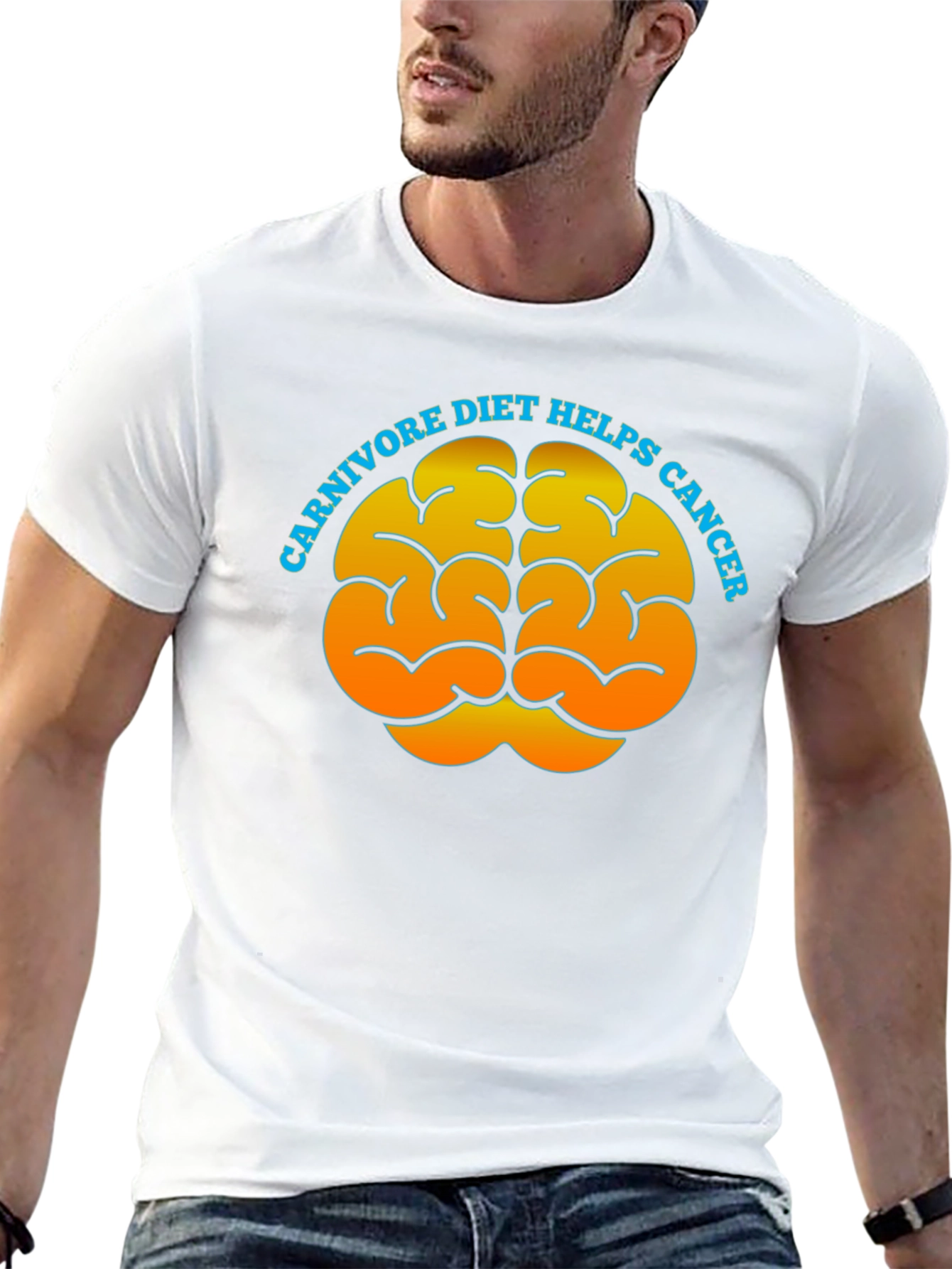 Carnivore Diet Brain T-Shirt  - 13