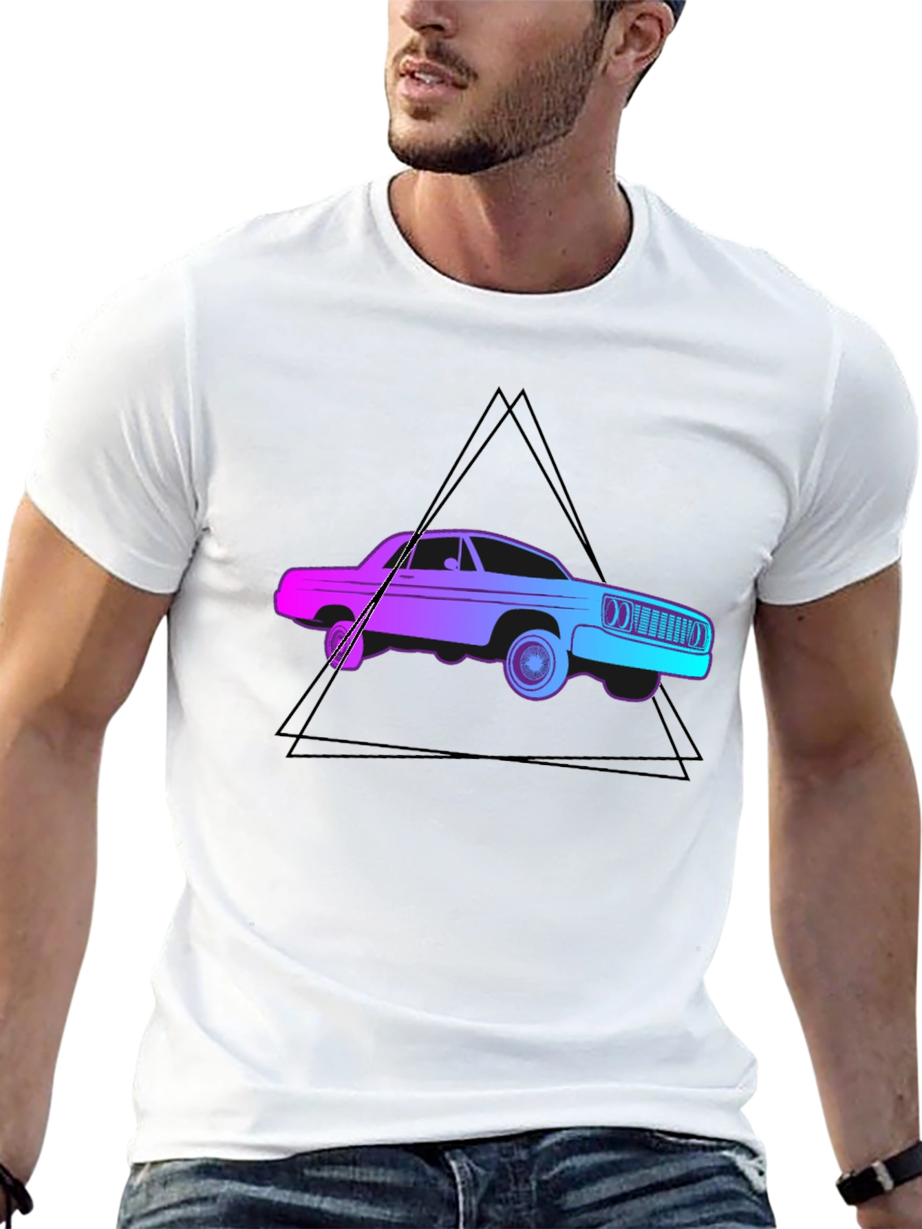 Retro Car Graphic Tee - 13