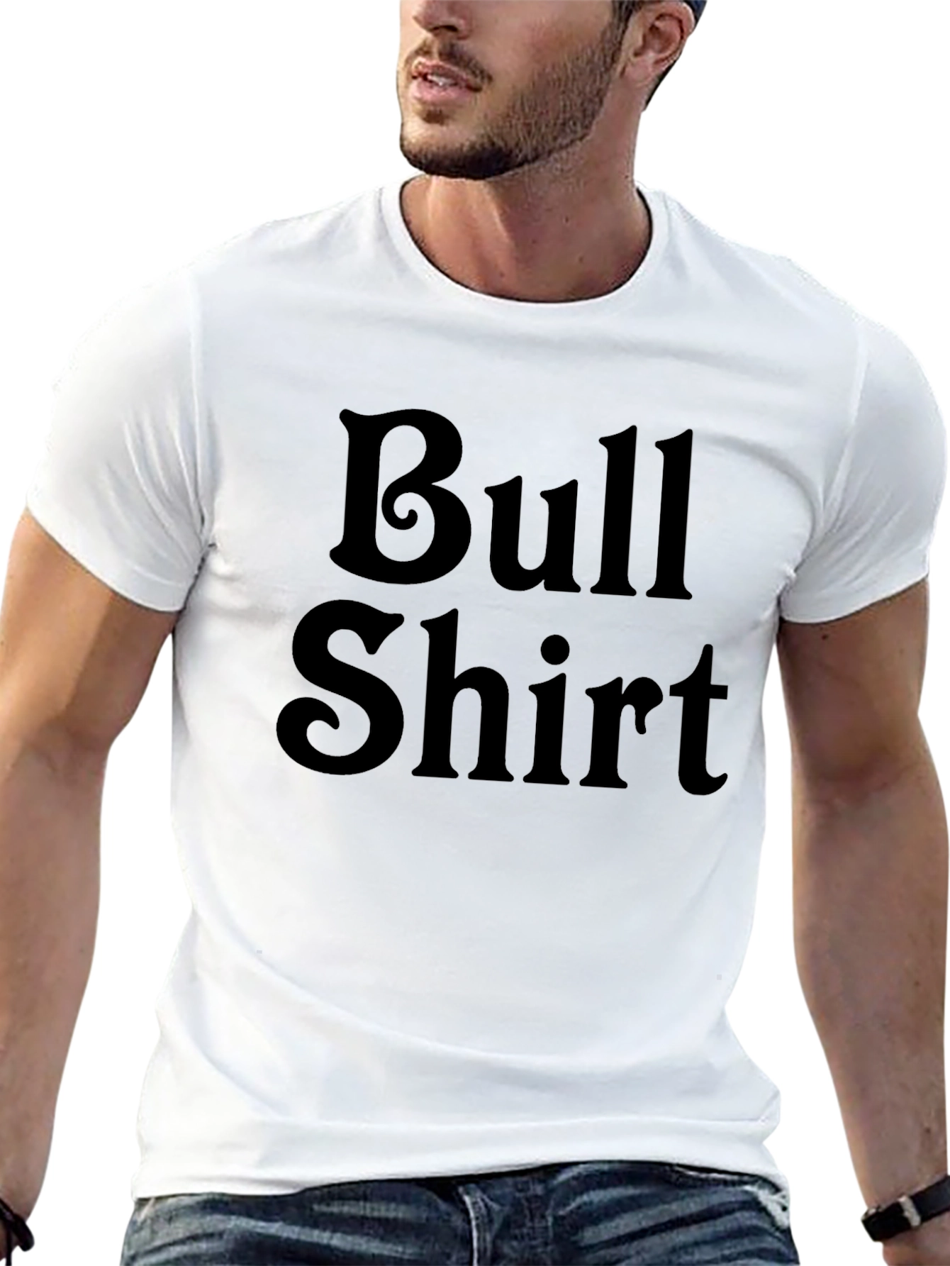 Black Bull Shirt Graphic Tee - Black Cotton T-Shirt view 13