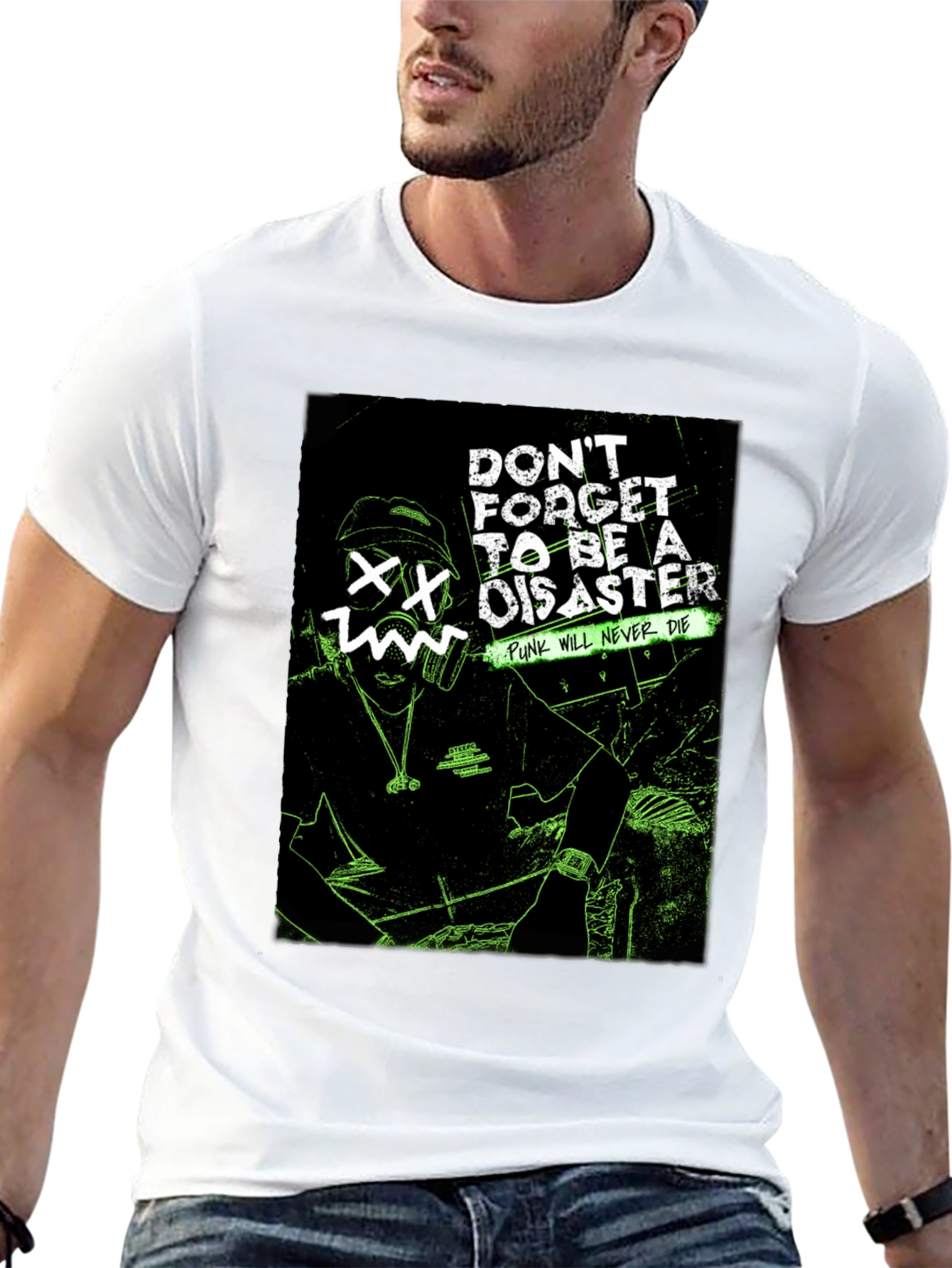 Punk Never Dies Graphic Tee - Black - 13