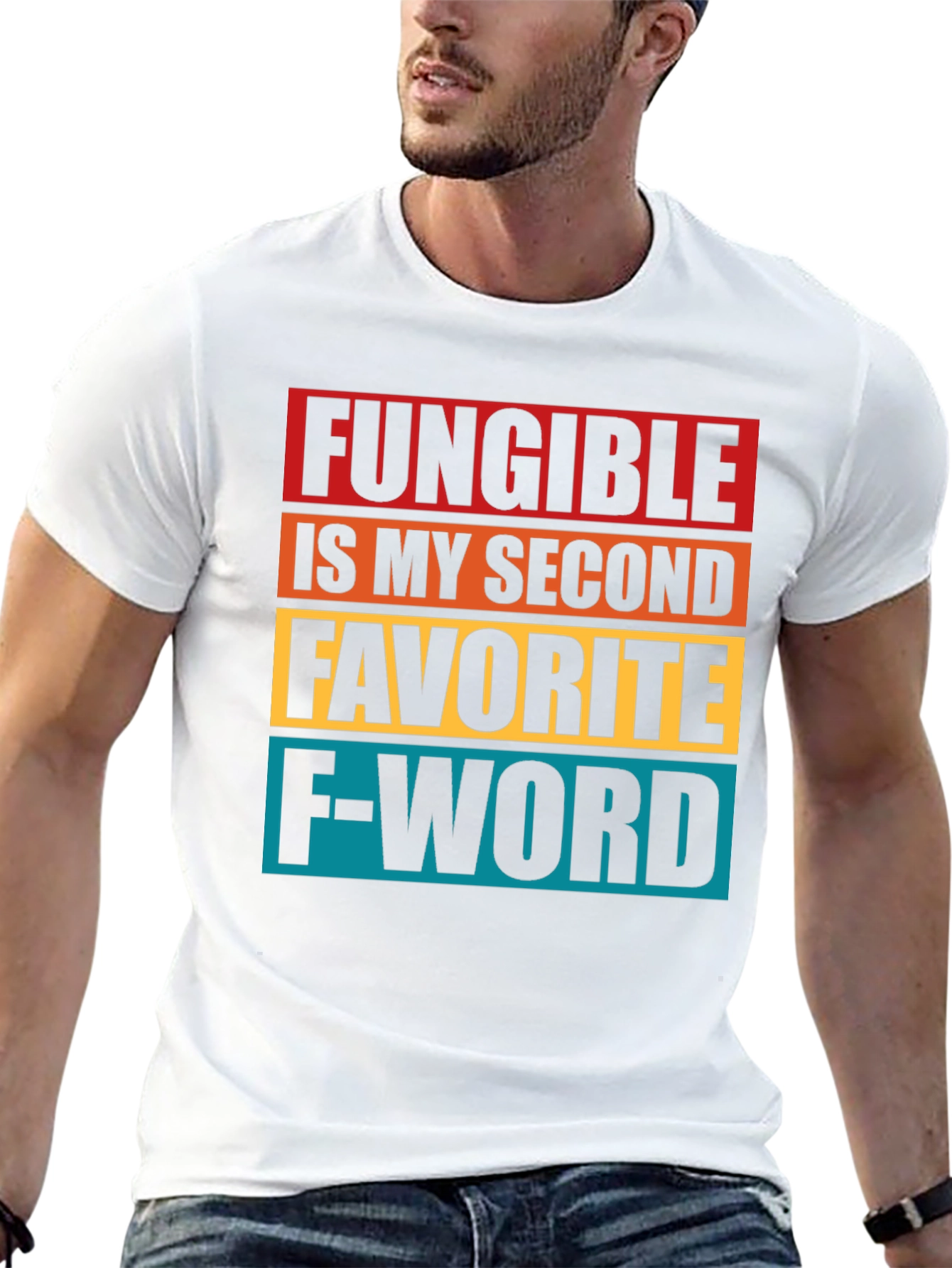 Black Fungible Second Favorite F-Word T-Shirt - Black view 13