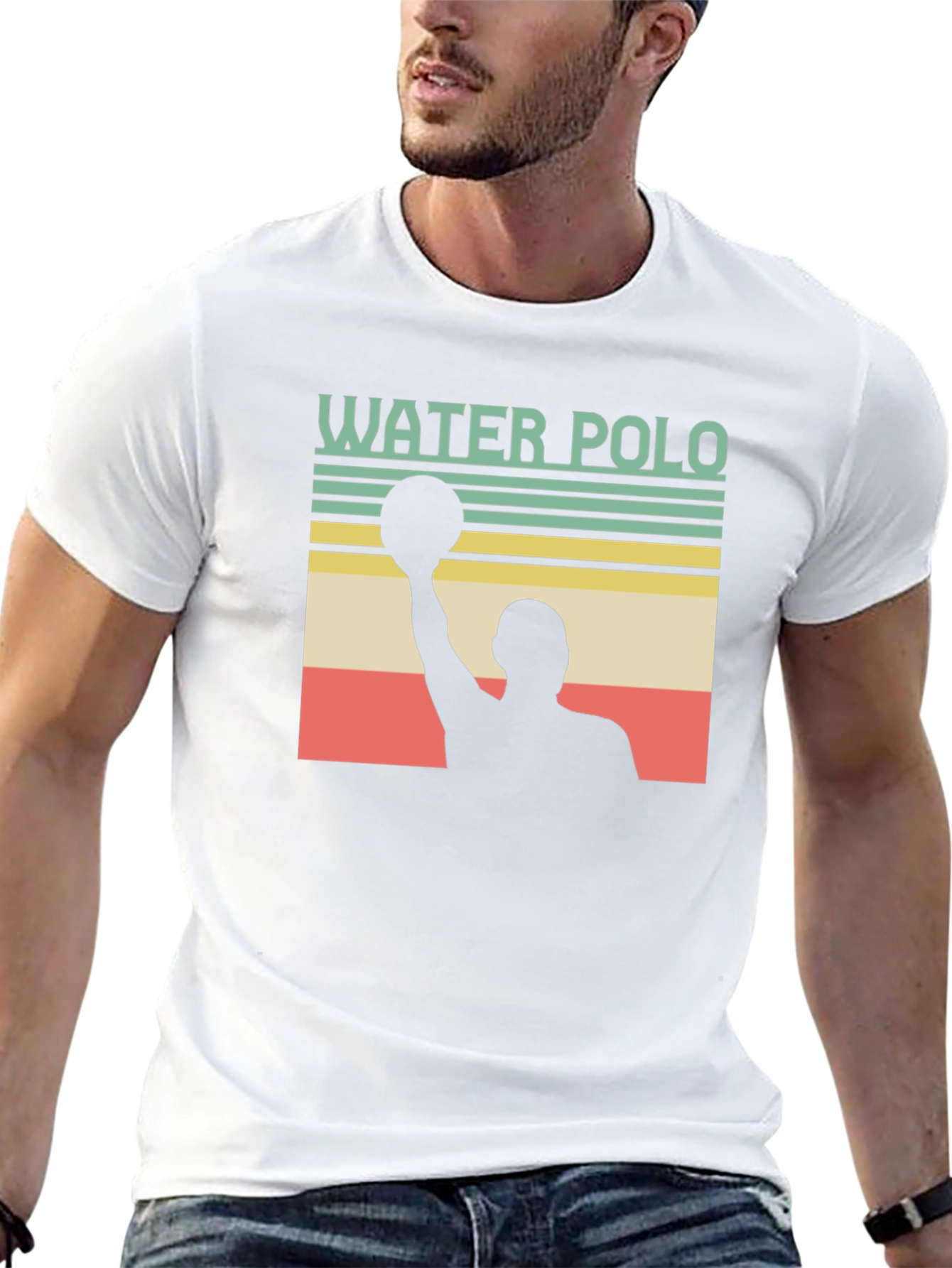 Black Water Polo Retro T-Shirt view 13